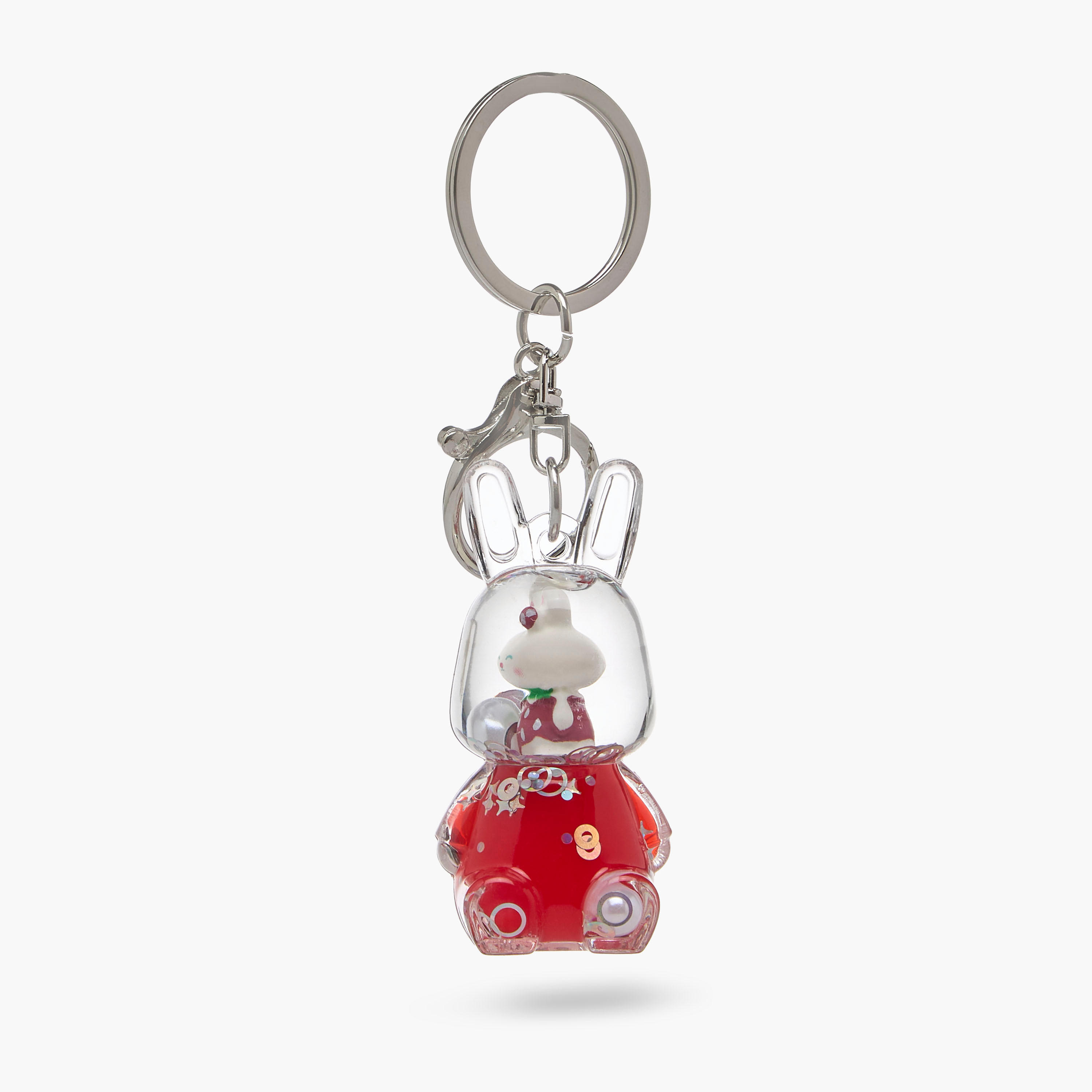 Rabbit Liquid Keychain-girls-accessories-keyringsandbagcharms-image-1