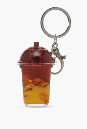 ميدالية مفاتيح كوب عصير بسائل-girls-accessories-keyringsandbagcharms-image-1