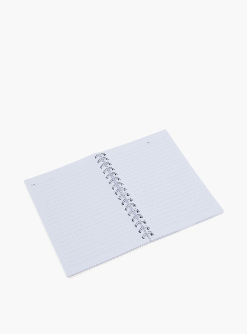 دفتر ملاحظات A5 بغلاف مرن وطبعات باندا و100 ورقة وسلك لولبي من سايلون-school-stationery-notebooks-image-4