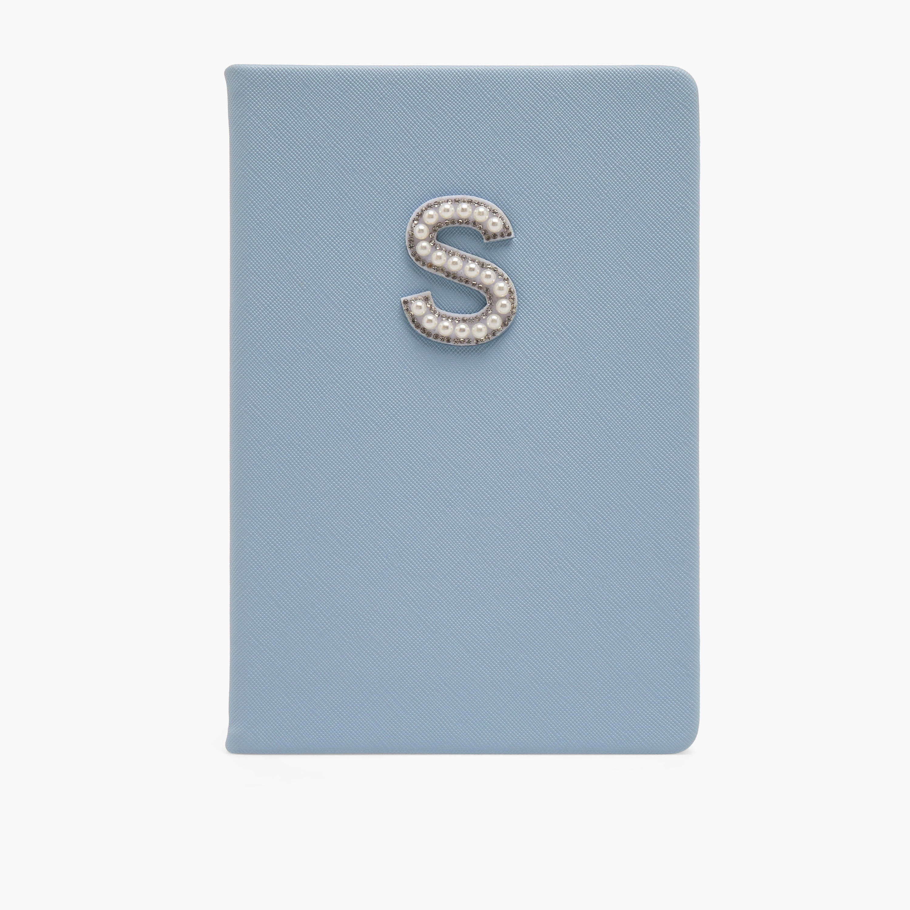 Syloon Initial 'S' Embellished Hardcover Notebook-school-stationery-notebooks-image-1