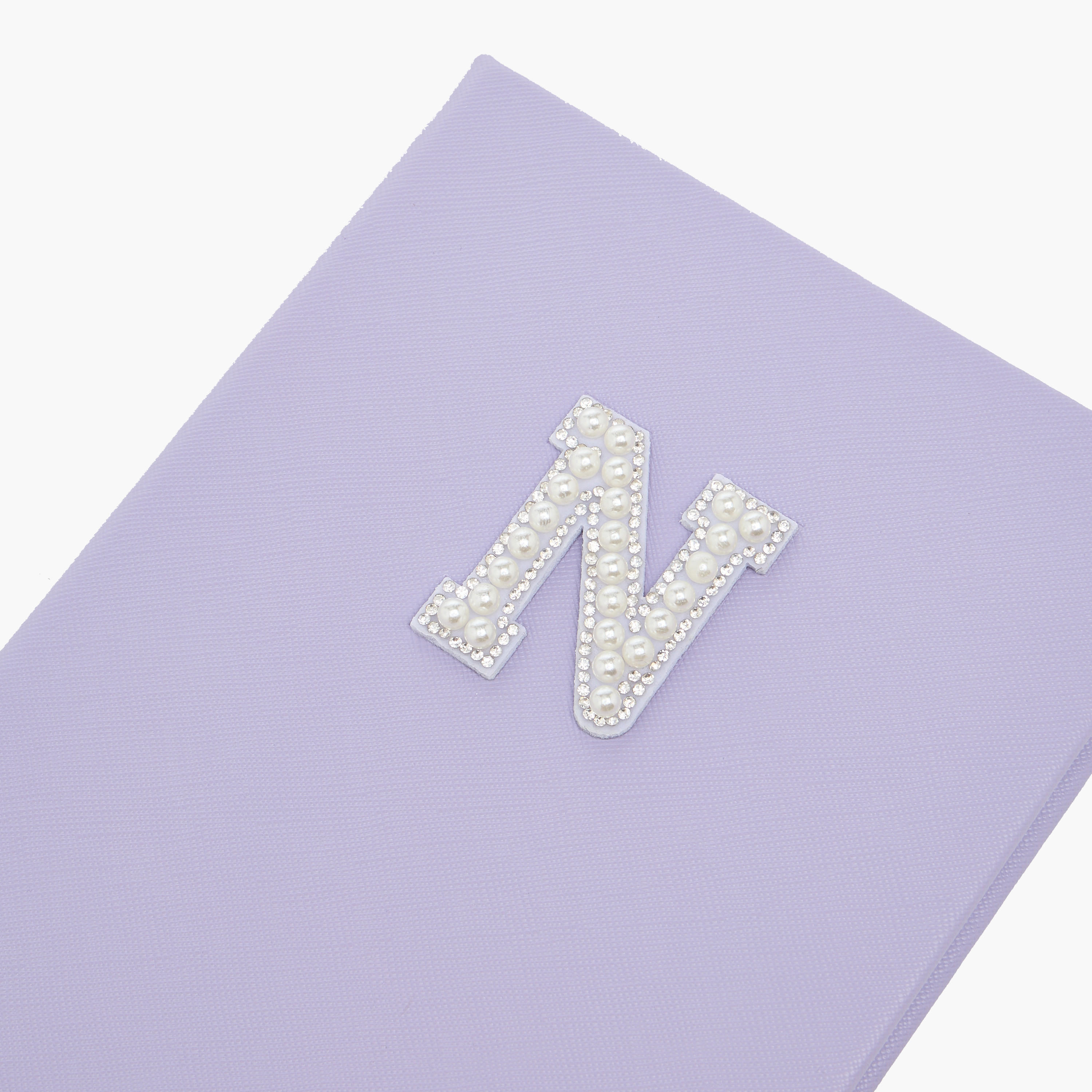Syloon Initial 'N' Embellished Hardcover Notebook-school-stationery-notebooks-image-3