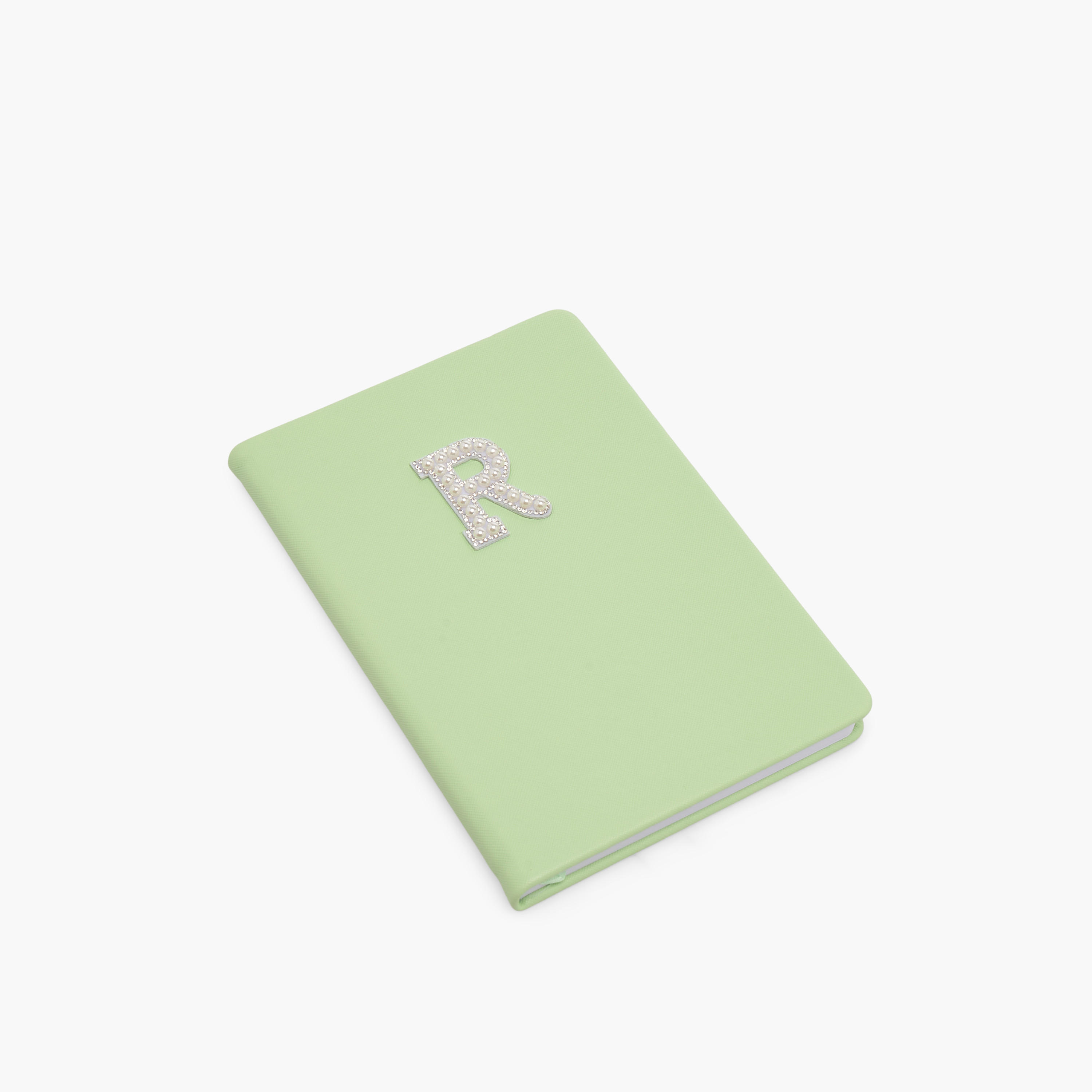 Syloon Initial 'R' Embellished Hardcover Notebook-school-stationery-notebooks-image-2
