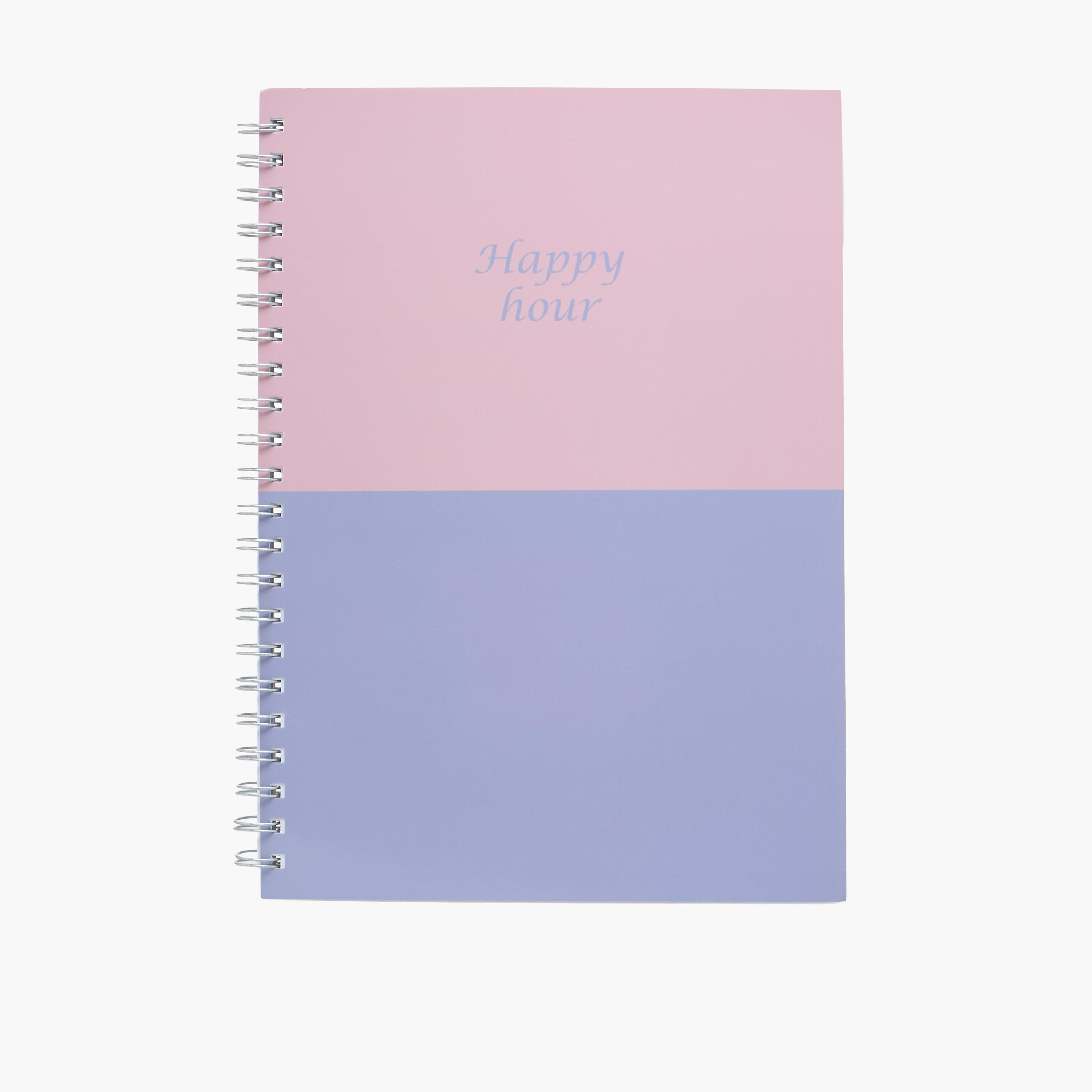 Syloon Colourblock Notebook with Spiral Binding-school-stationery-notebooks-image-1