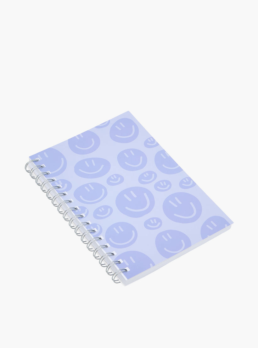 Syloon Smile Print Notebook with Spiral Binding-school-stationery-notebooks-image-2