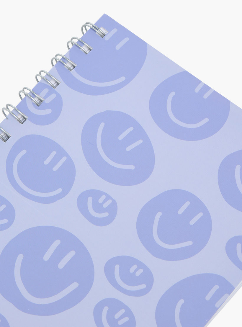 Syloon Smile Print Notebook with Spiral Binding-school-stationery-notebooks-image-3