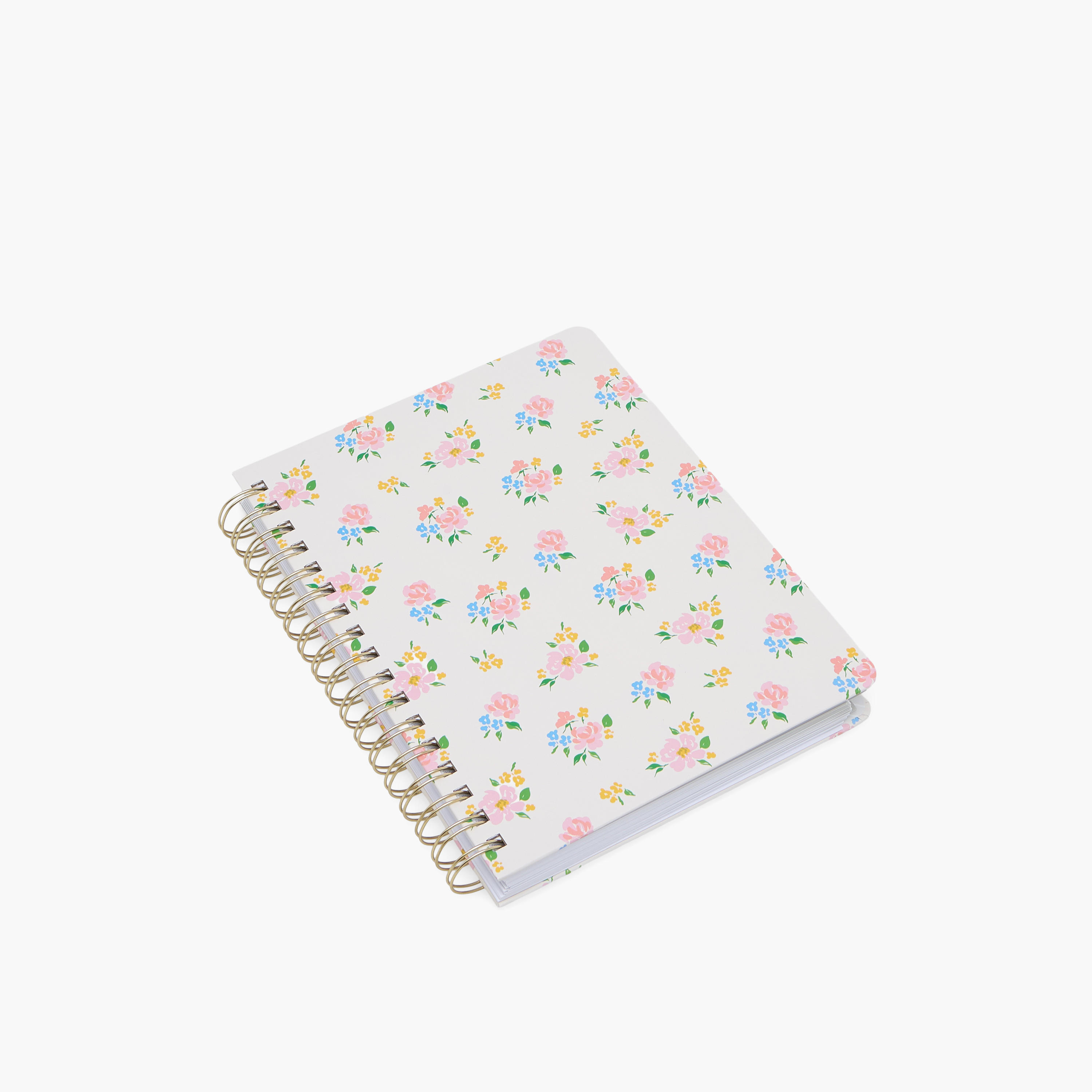 Syloon Flower Print Notebook with Spiral Binding-school-stationery-notebooks-image-2
