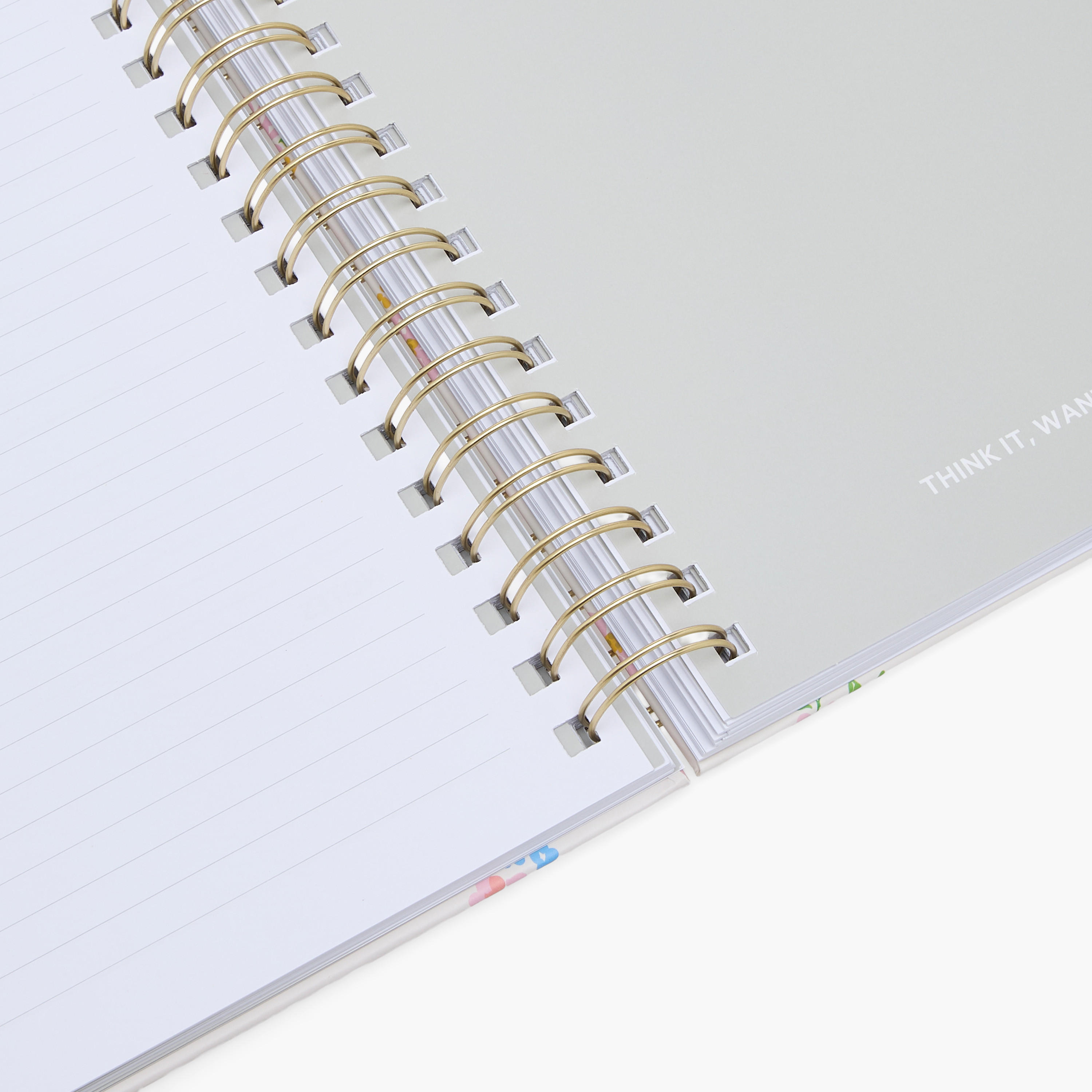 Syloon Flower Print Notebook with Spiral Binding-school-stationery-notebooks-image-5