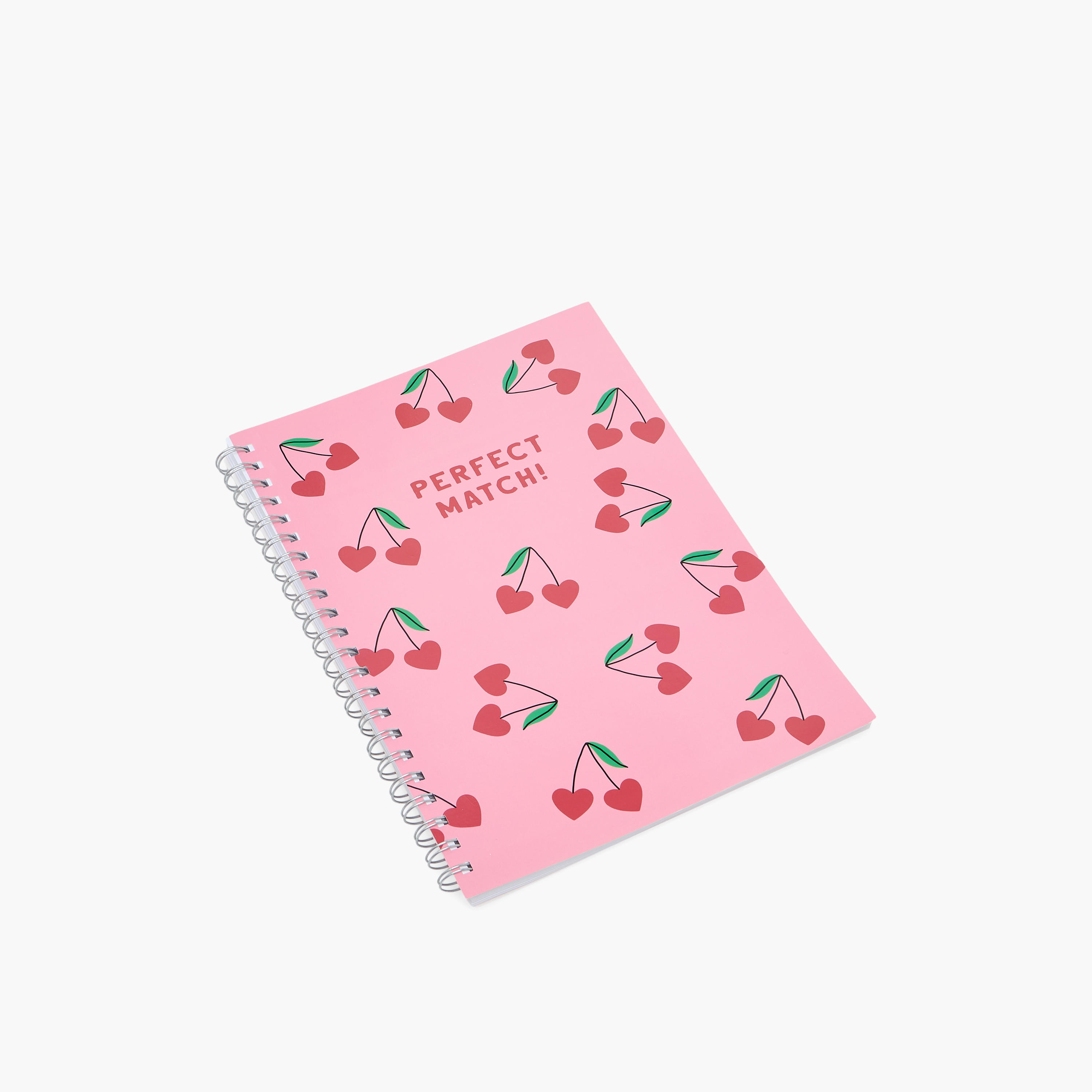 Syloon Cherry Print Notebook with Spiral Binding-school-stationery-notebooks-image-2