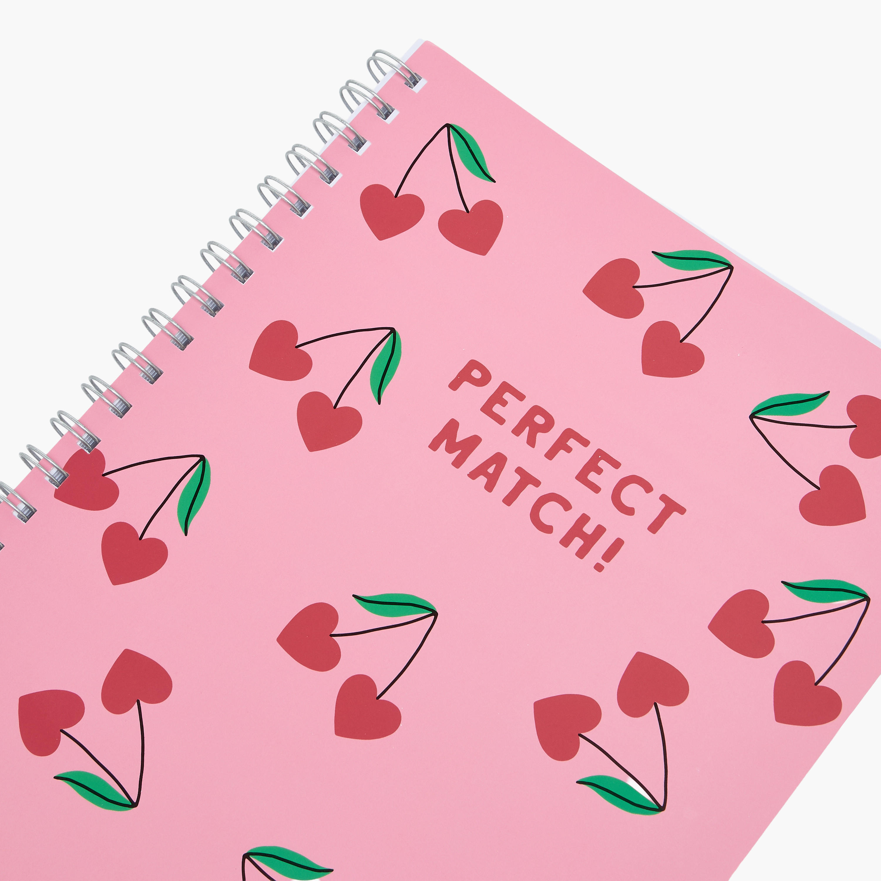 Syloon Cherry Print Notebook with Spiral Binding-school-stationery-notebooks-image-3
