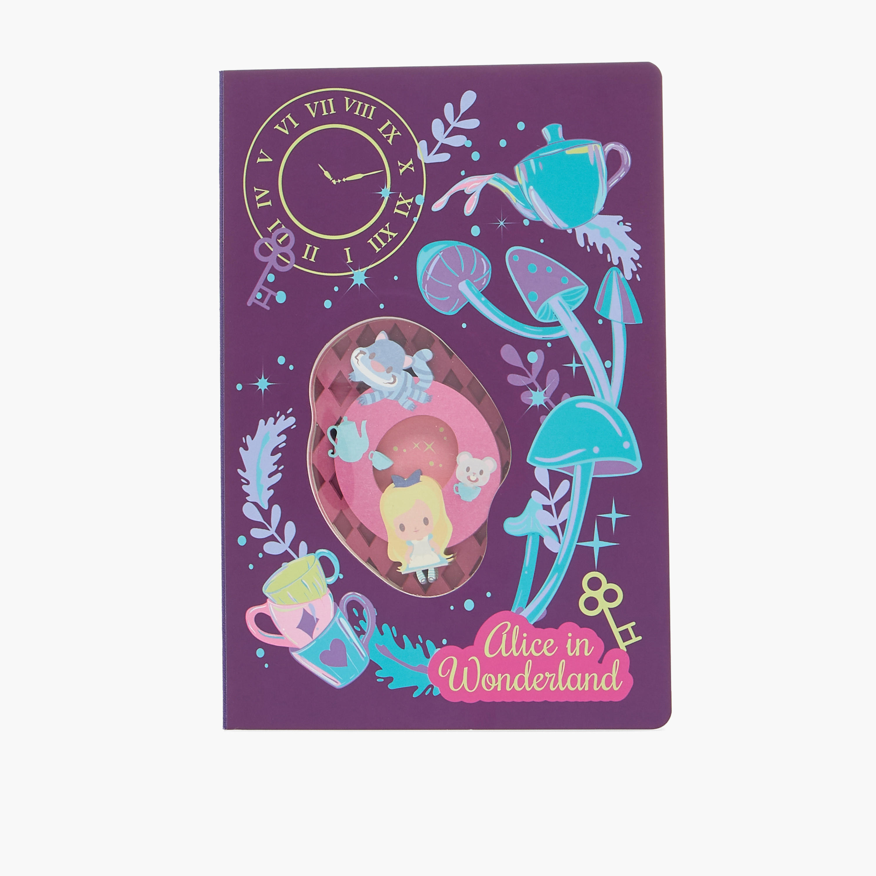 دفتر ملاحظات A5 بغلاف مرن أليس في بلاد العجائب من سايلون-school-stationery-notebooks-image-1