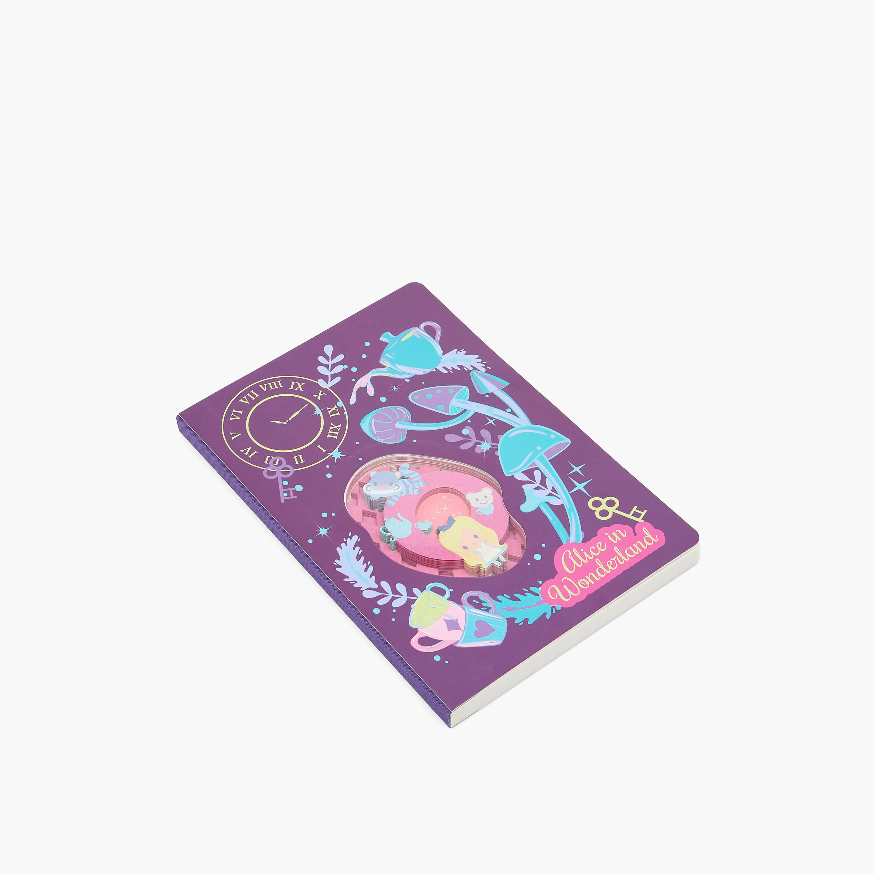 دفتر ملاحظات A5 بغلاف مرن أليس في بلاد العجائب من سايلون-school-stationery-notebooks-image-2