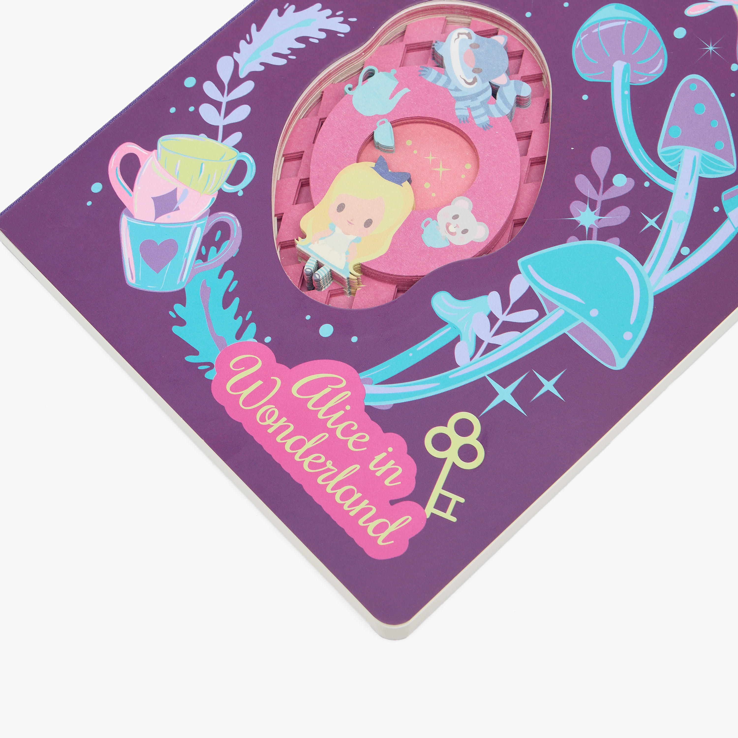 دفتر ملاحظات A5 بغلاف مرن أليس في بلاد العجائب من سايلون-school-stationery-notebooks-image-4