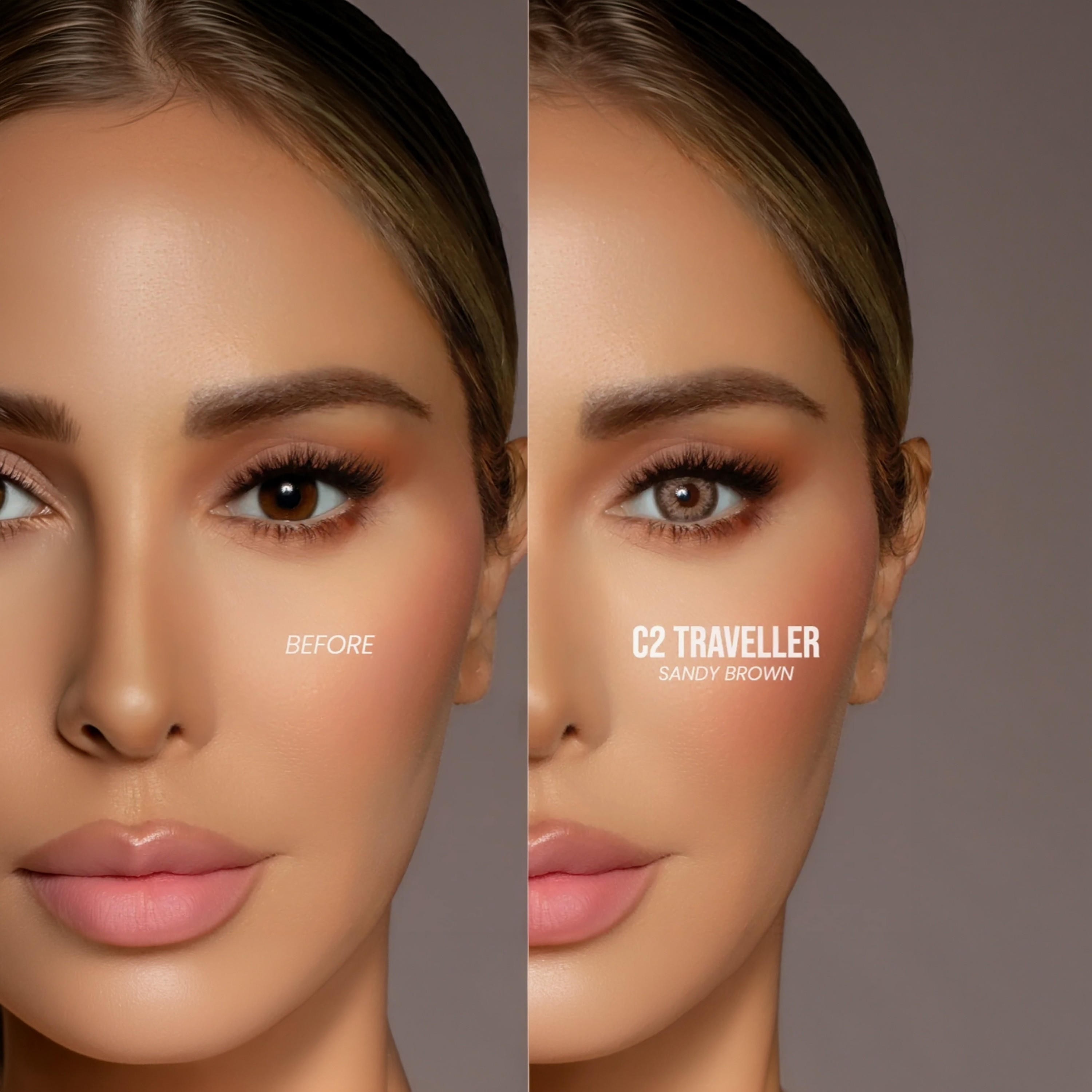 عدسات لاصقة من نوع Eyecandy Joelle C2 Traveller، زوج واحد-beautyandpersonalcare-makeup-eyes-colorcontactlenses-image-2