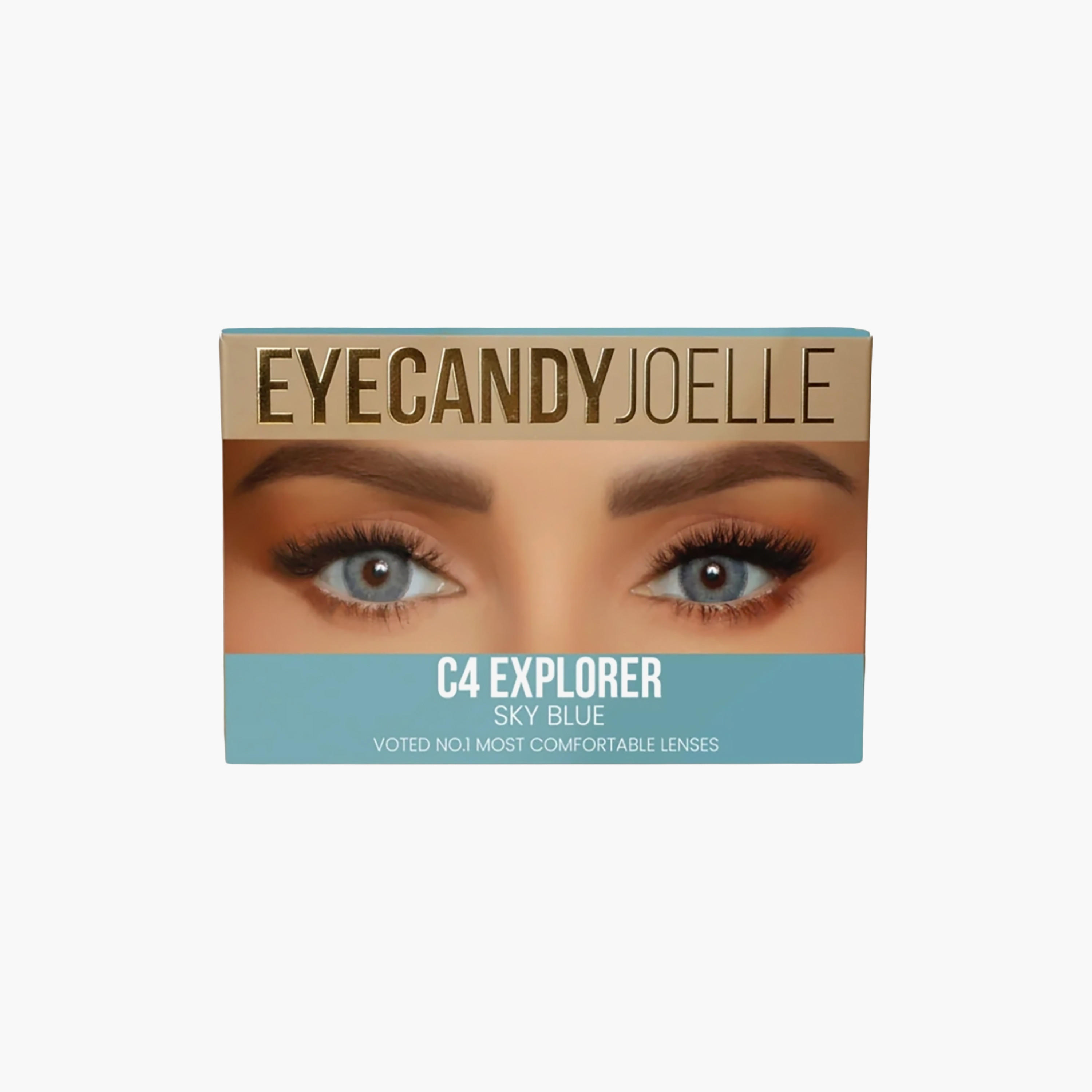 عدسات لاصقة من نوع Eyecandy Joelle C4 Explorer (زوج واحد)-beautyandpersonalcare-makeup-eyes-colorcontactlenses-image-1