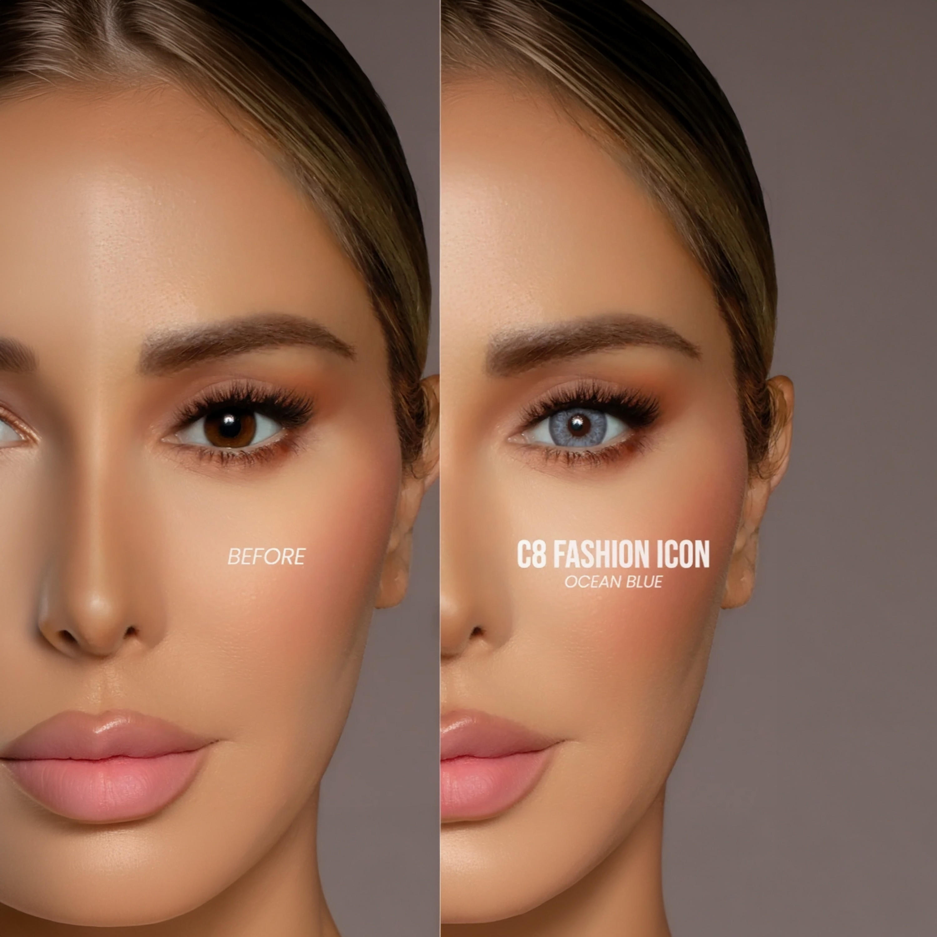 عدسات لاصقة من إي كاندي جويل سي 8 فاشن أيكون، زوج واحد-beautyandpersonalcare-makeup-eyes-colorcontactlenses-image-2