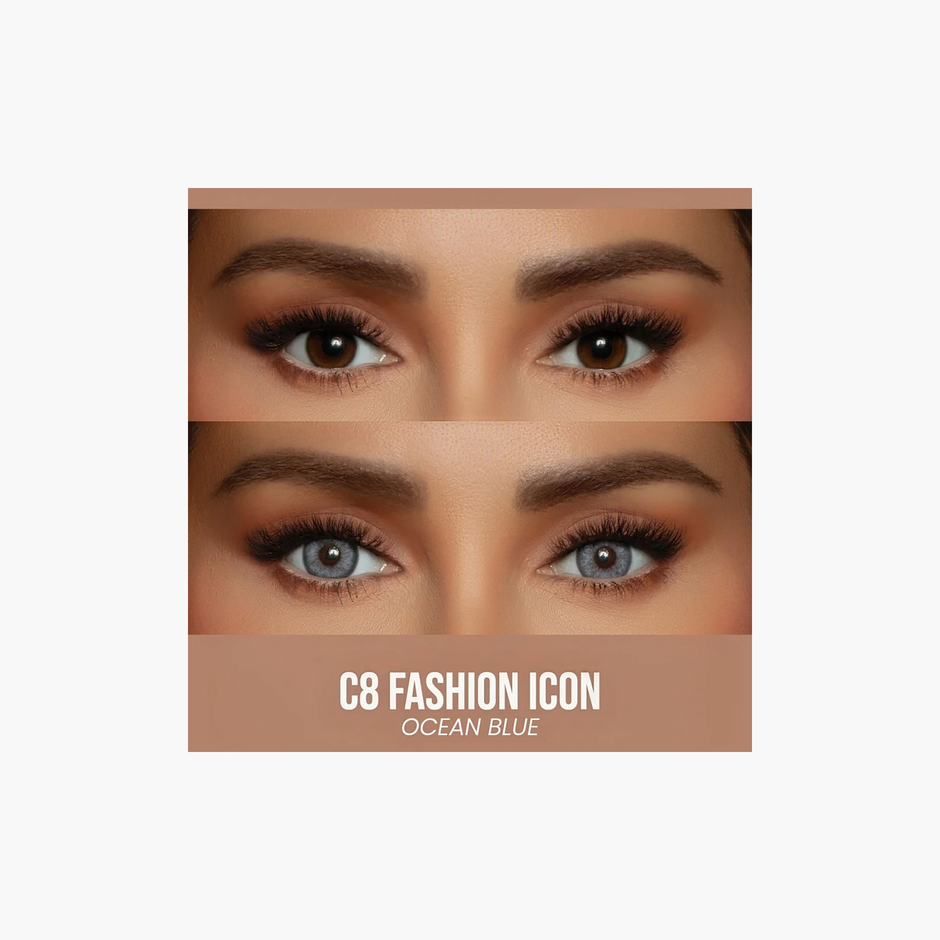 عدسات لاصقة من إي كاندي جويل سي 8 فاشن أيكون، زوج واحد-beautyandpersonalcare-makeup-eyes-colorcontactlenses-image-4