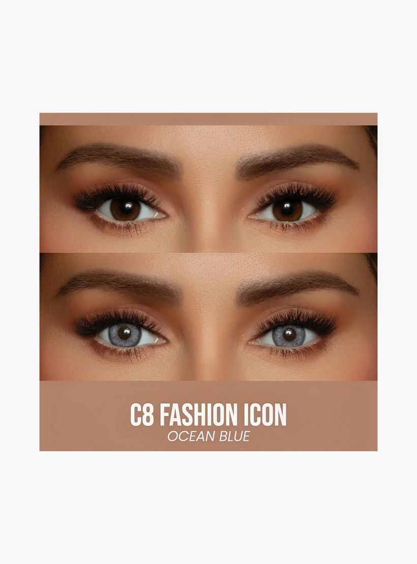 عدسات لاصقة من إي كاندي جويل سي 8 فاشن أيكون، زوج واحد-beautyandpersonalcare-makeup-eyes-colorcontactlenses-image-4