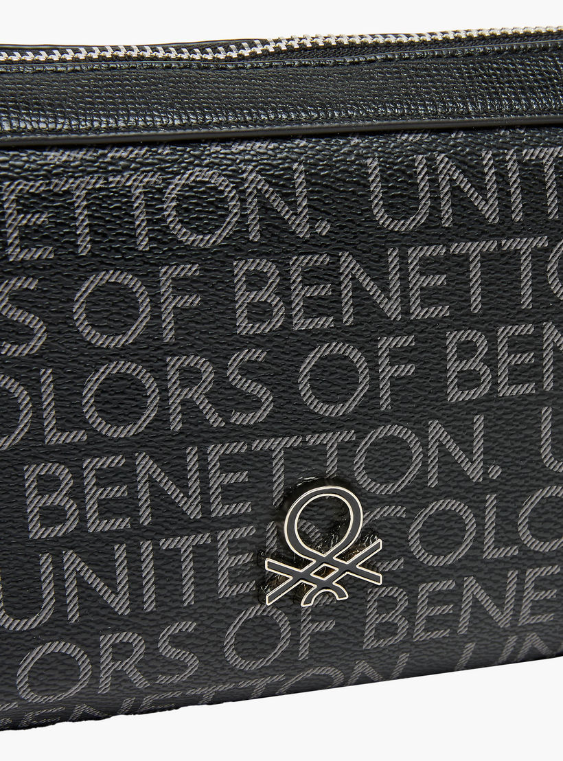 United Colors of Benetton Monogram Crossbody Bag with Chain Detail-women-bagsandwallets-handbags-image-4