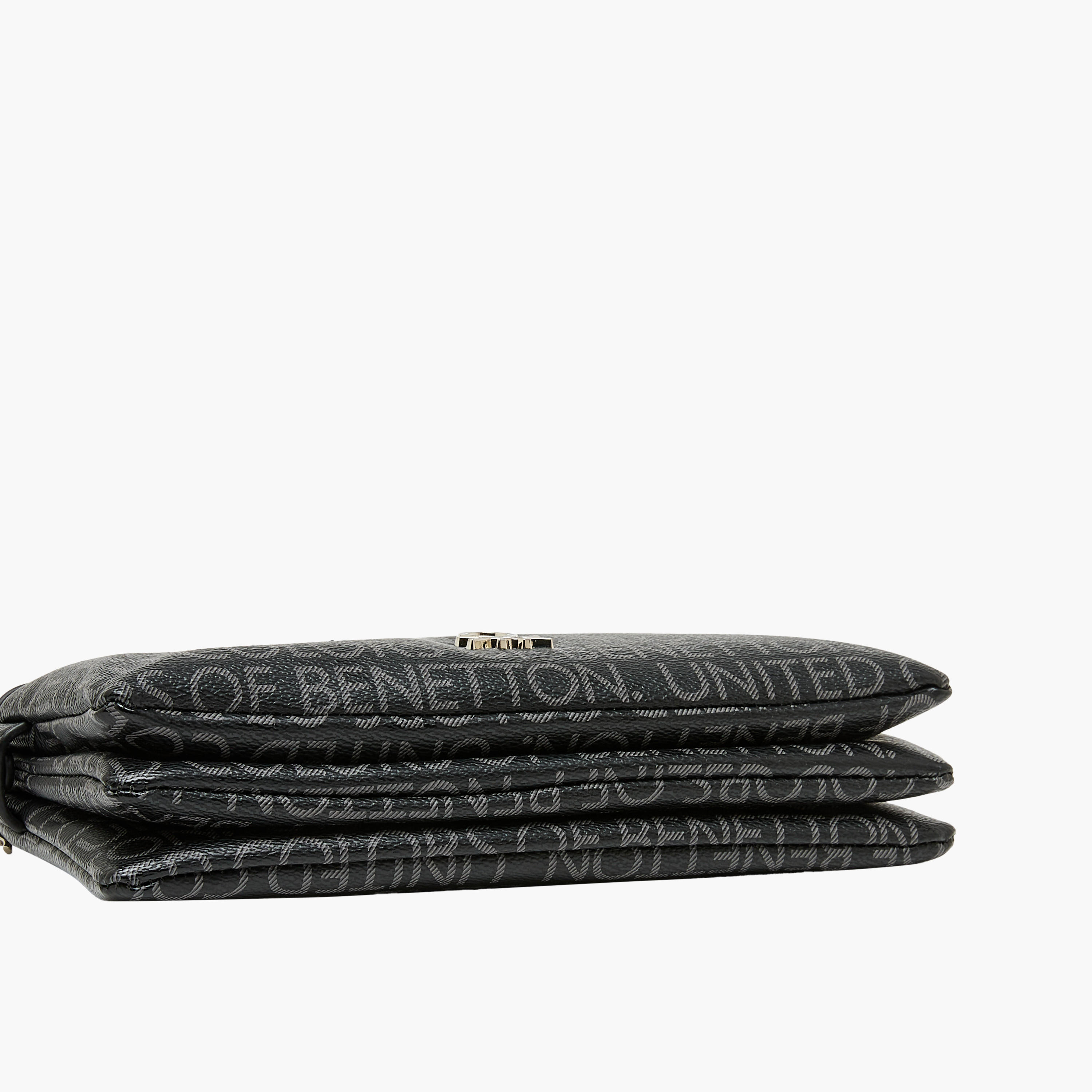 United Colors of Benetton Monogram Crossbody Bag with Chain Detail-women-bagsandwallets-handbags-image-6