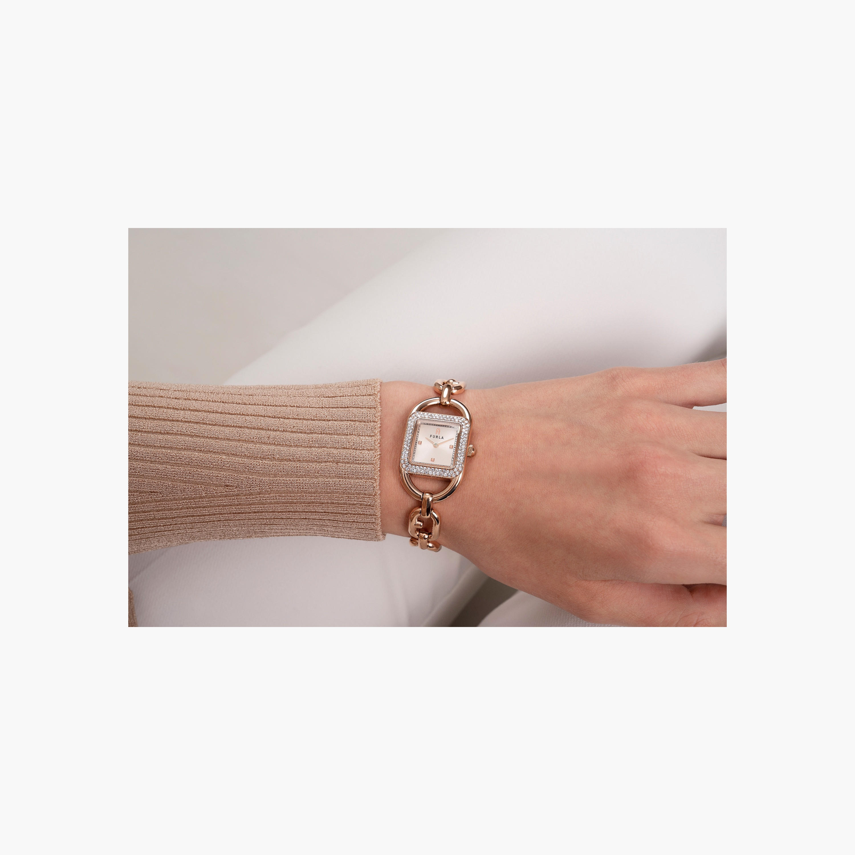 Furla Chain Bracelet Square Watch 24mm-women-watchesandjewellery-watches-image-2