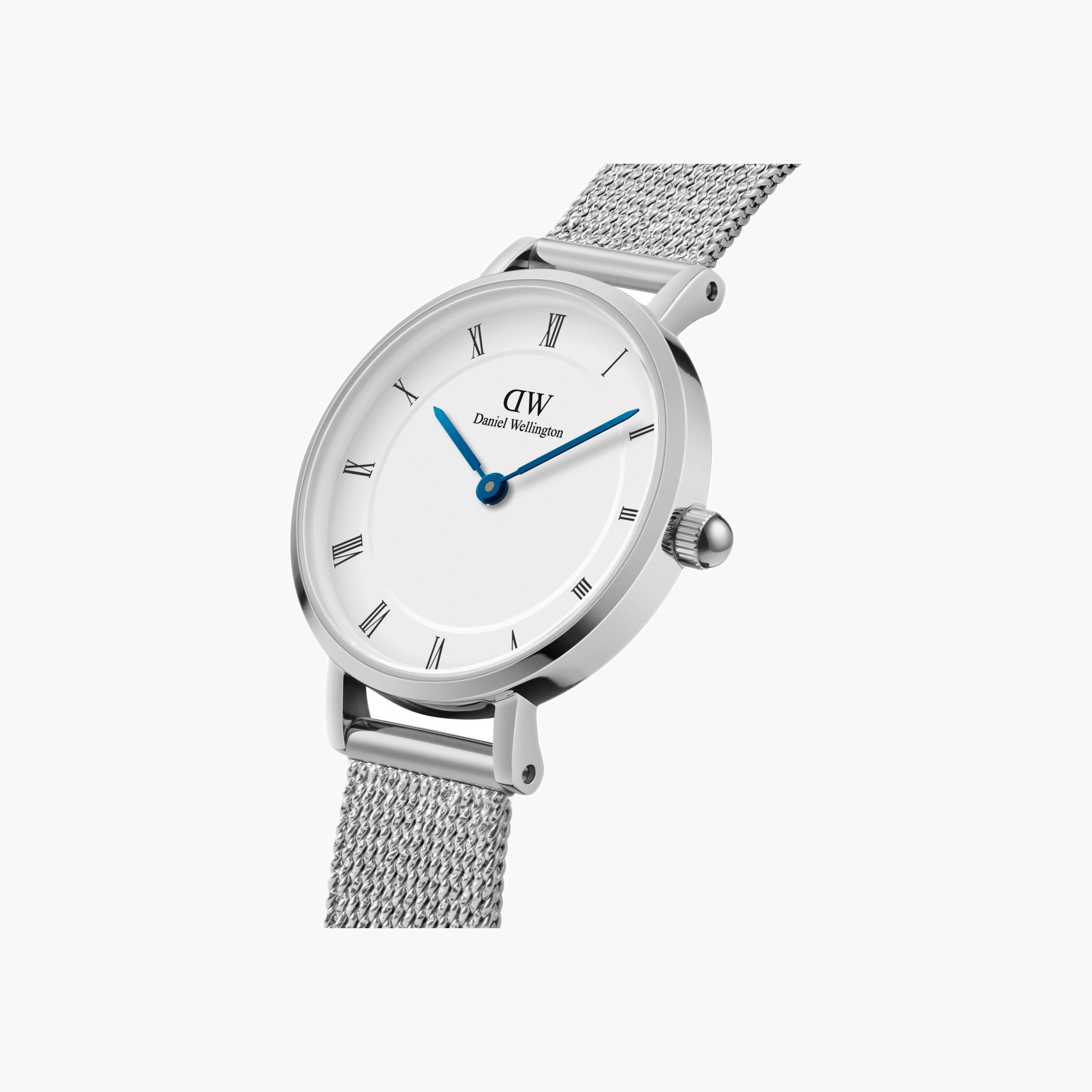 Daniel Wellington Roman Numeral Mesh Watch 28mm-women-watchesandjewellery-watches-image-1