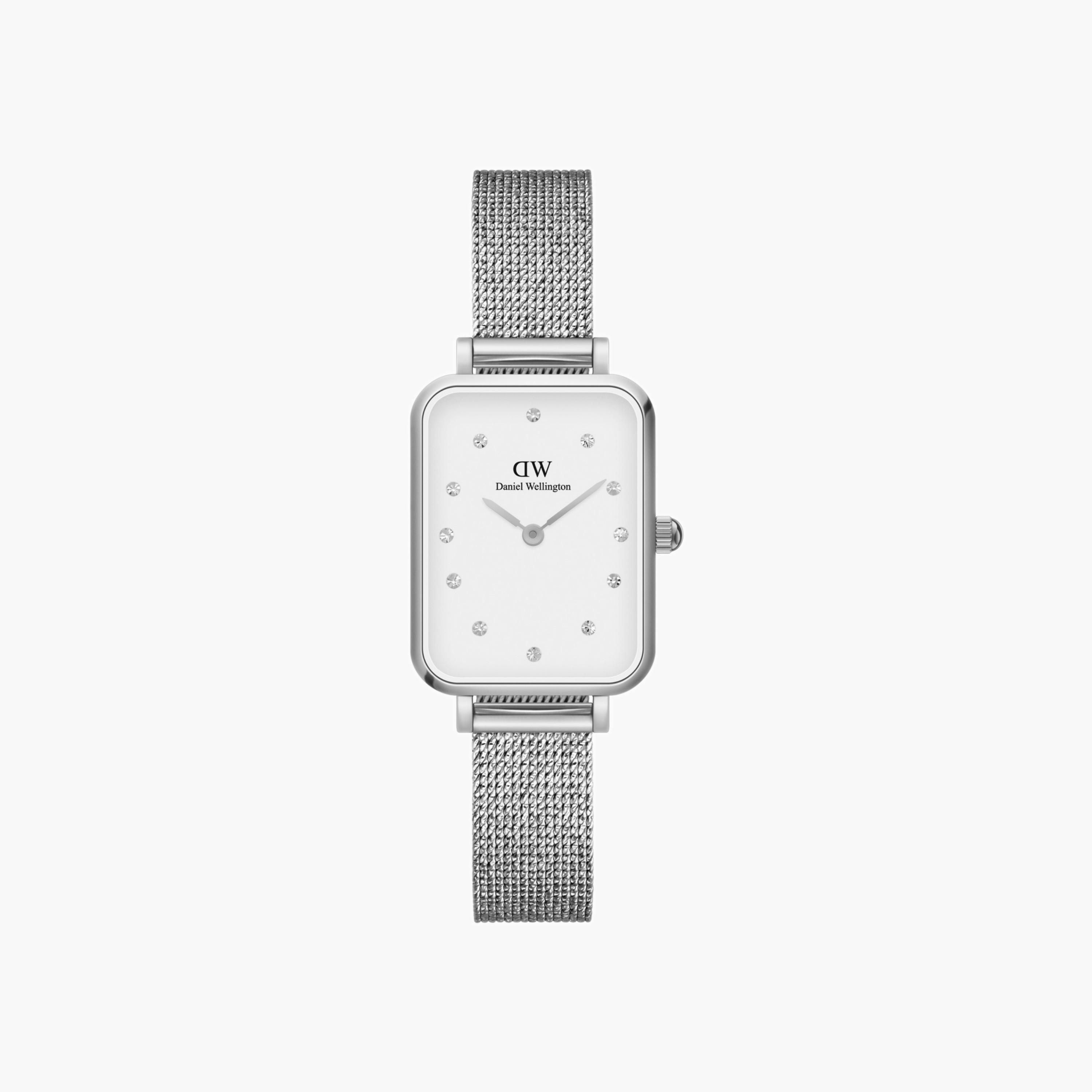 Daniel Wellington Quadro Pressed Mesh Watch 20x26mm-women-watchesandjewellery-watches-image-1