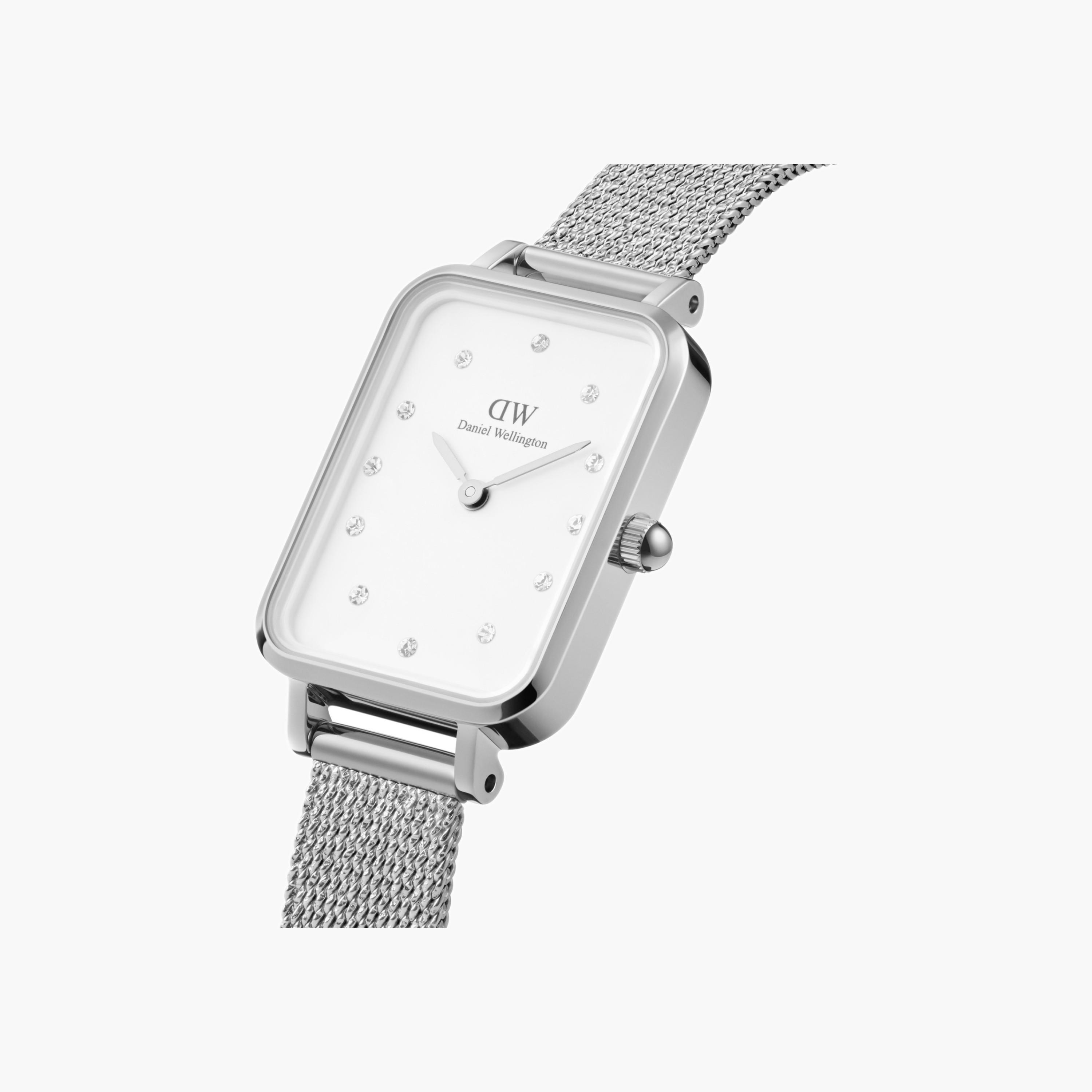 Daniel Wellington Quadro Pressed Mesh Watch 20x26mm-women-watchesandjewellery-watches-image-2