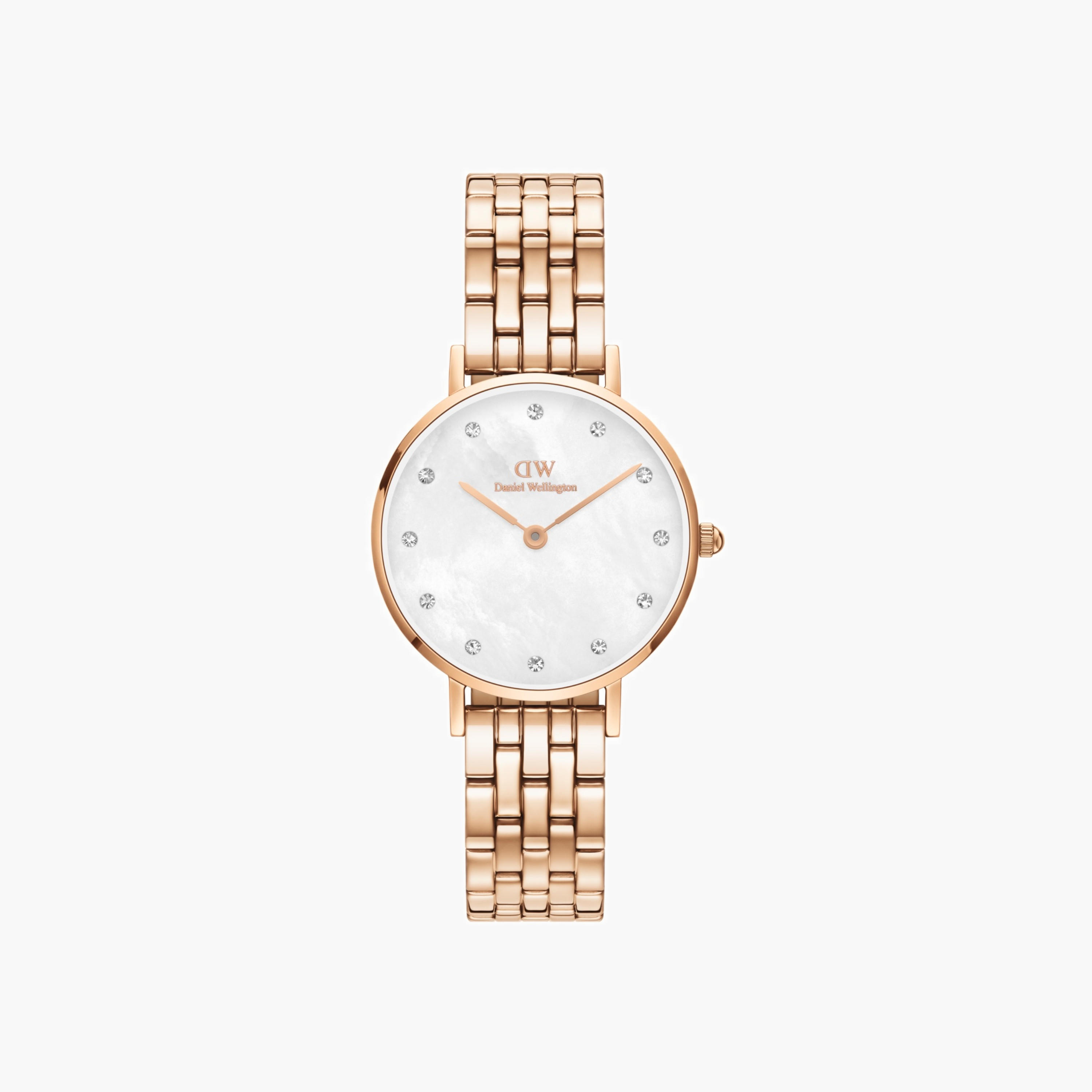 Daniel Wellington Petite Lumine Five-Link Watch-women-watchesandjewellery-watches-image-1