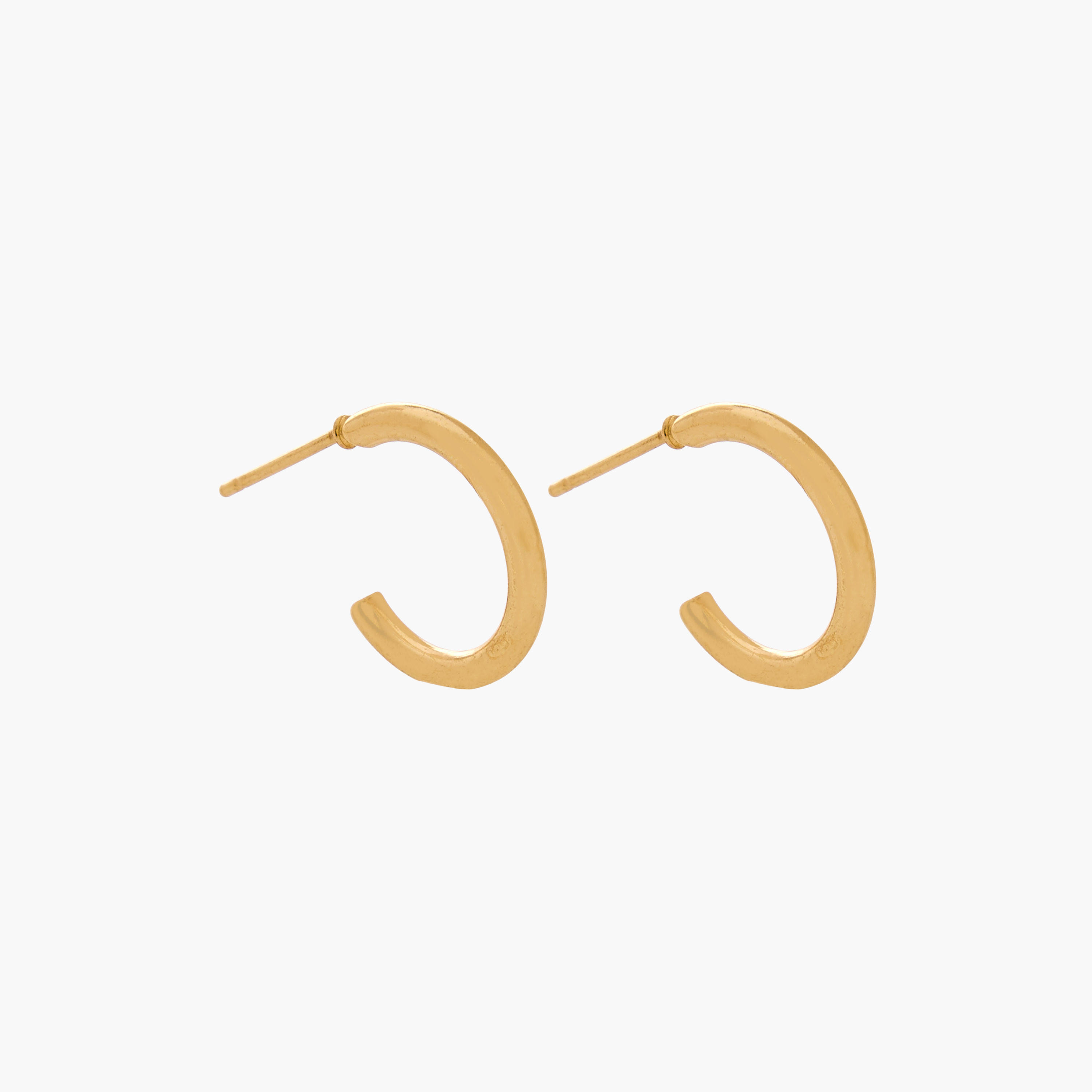 Pack of 3 Gold Tone Hoop Earrings with Pushback Closure-women-watchesandjewellery-jewellery-earrings-image-4