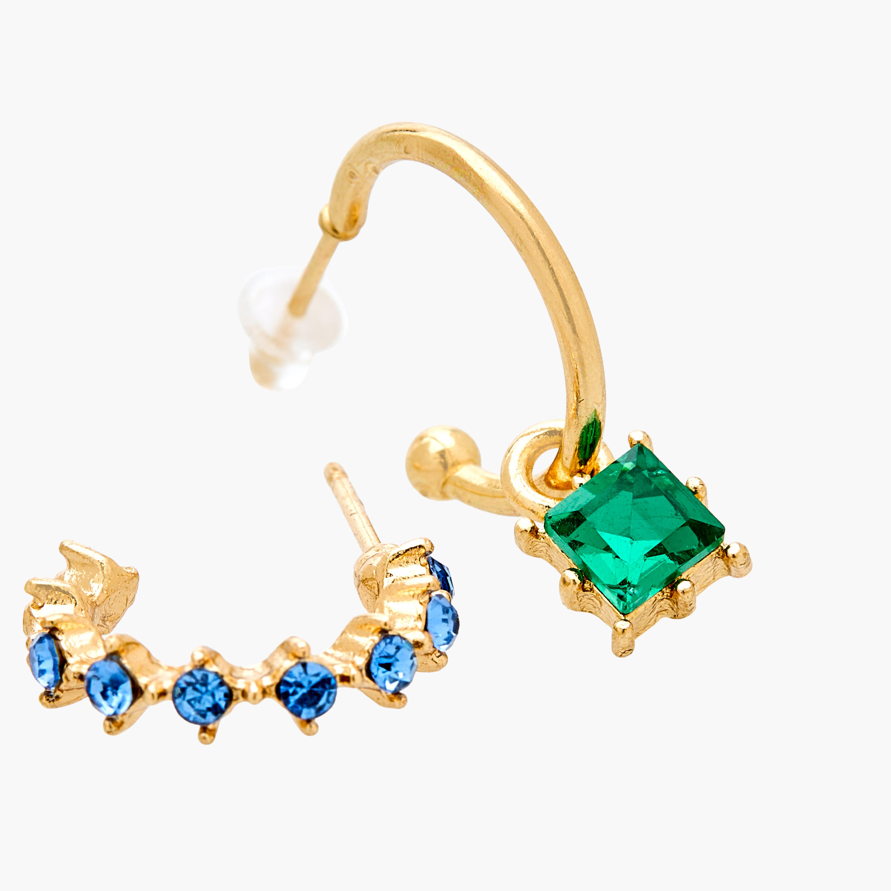 Pack of 9 Gold Tone Assorted Earrings with Pushback closure-women-watchesandjewellery-jewellery-earrings-image-4