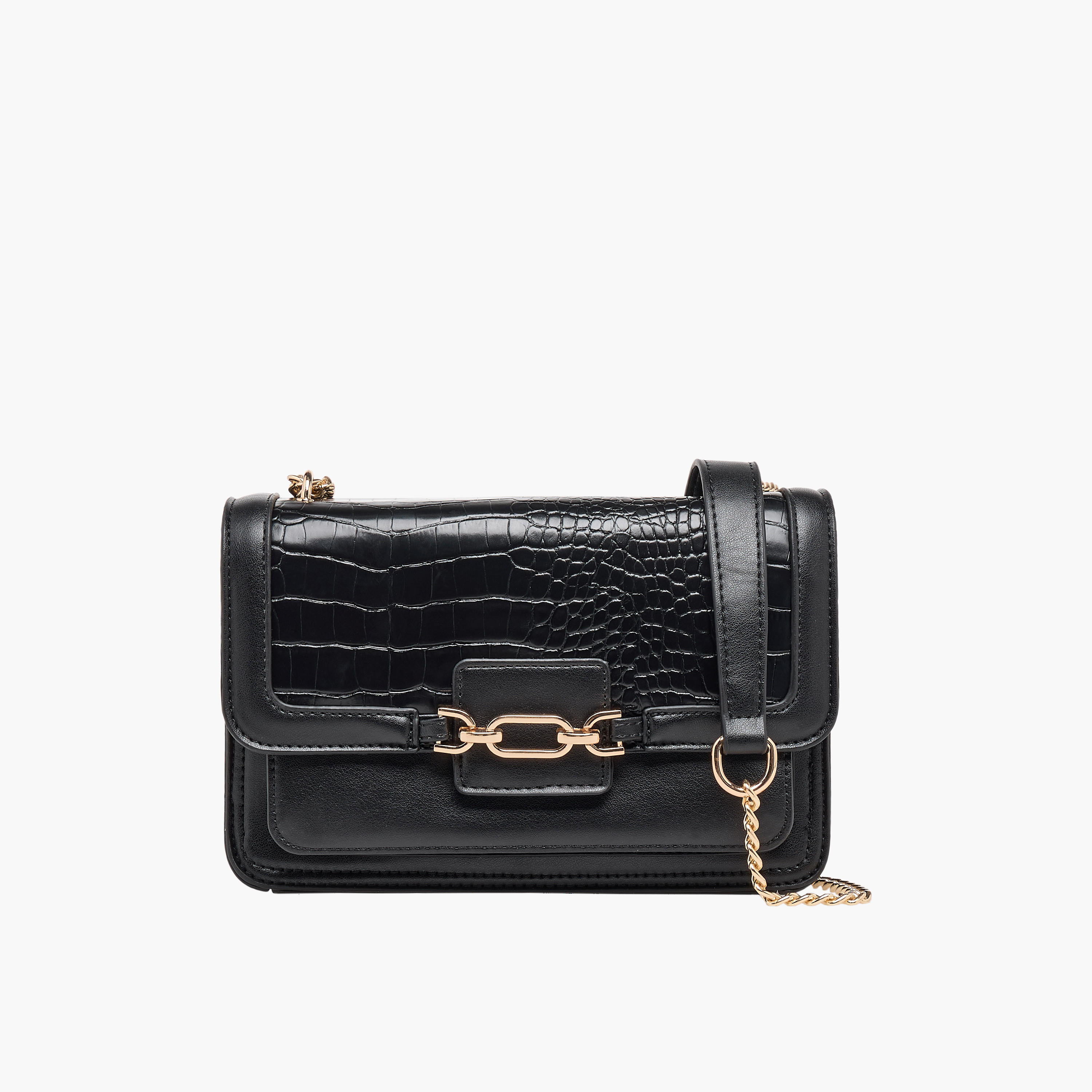 شنطة كروس بودي بارزة الملمس بحزام سلسلة من أدور-women-bagsandwallets-handbags-image-1