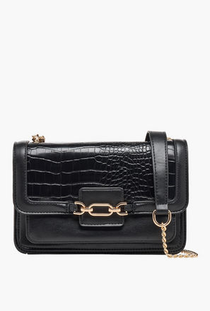 شنطة كروس بودي بارزة الملمس بحزام سلسلة من أدور-women-bagsandwallets-handbags-image-1