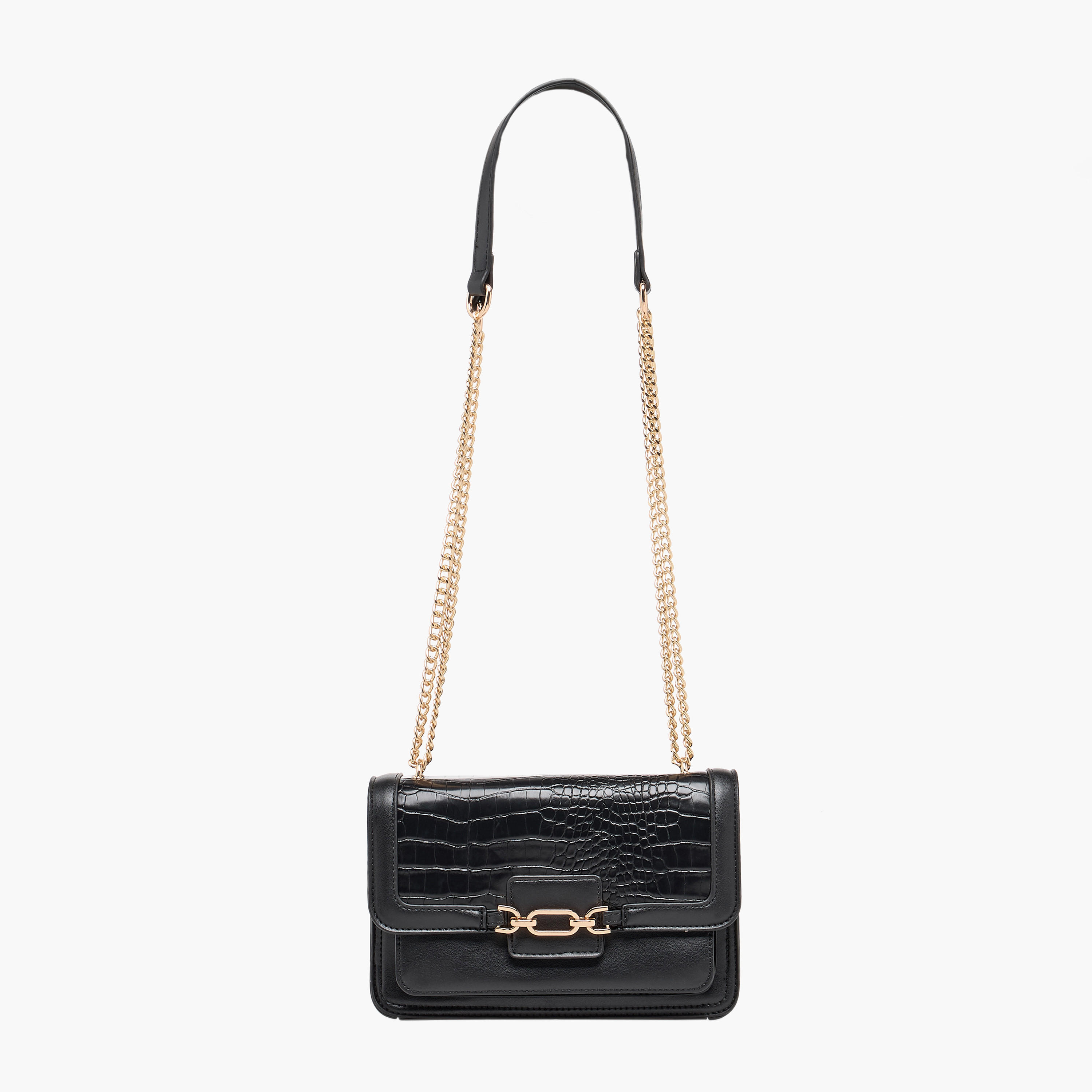 شنطة كروس بودي بارزة الملمس بحزام سلسلة من أدور-women-bagsandwallets-handbags-image-2