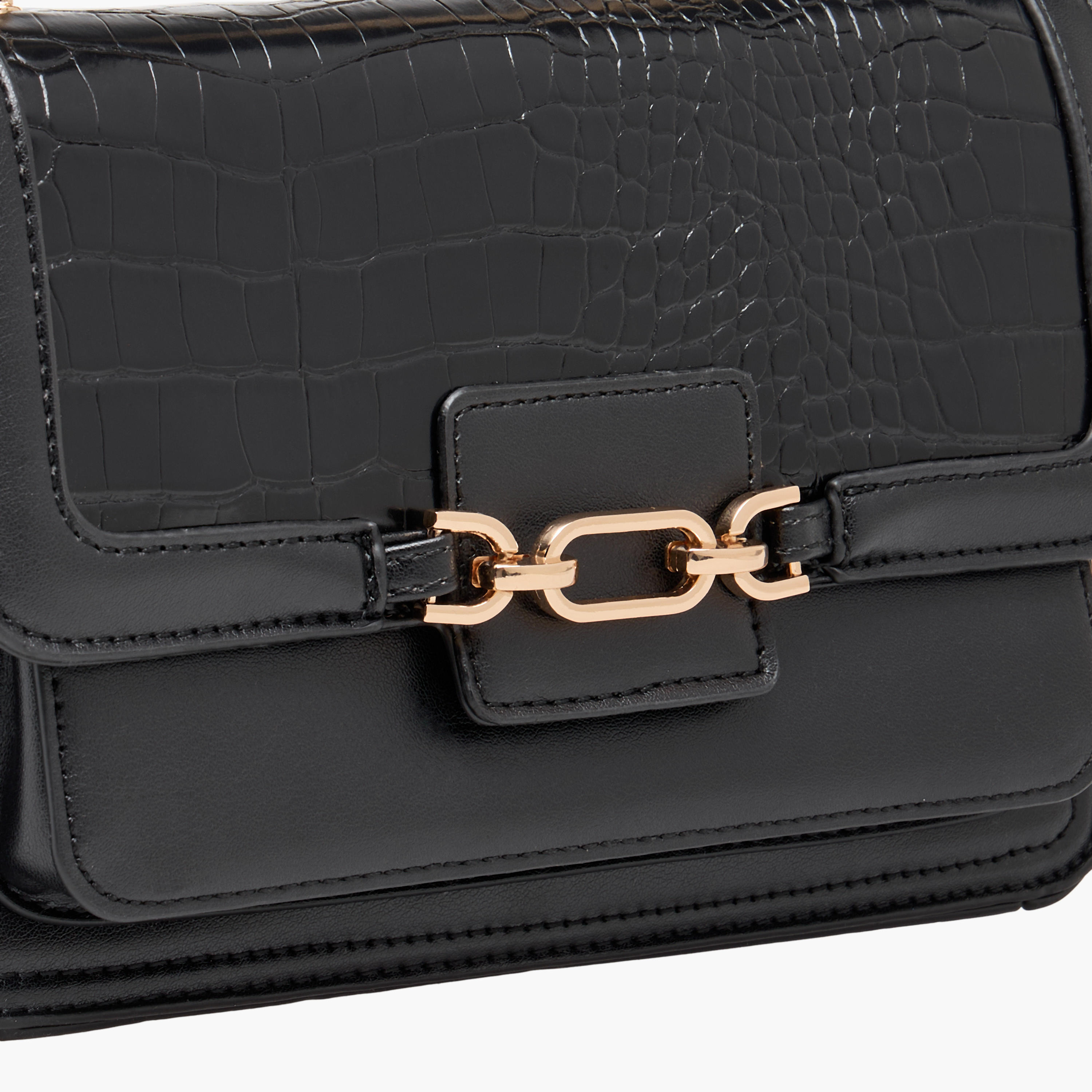 شنطة كروس بودي بارزة الملمس بحزام سلسلة من أدور-women-bagsandwallets-handbags-image-4