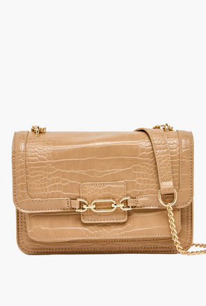 شنطة كروس بودي بارزة الملمس بحزام سلسلة من أدور-women-bagsandwallets-handbags-image-1