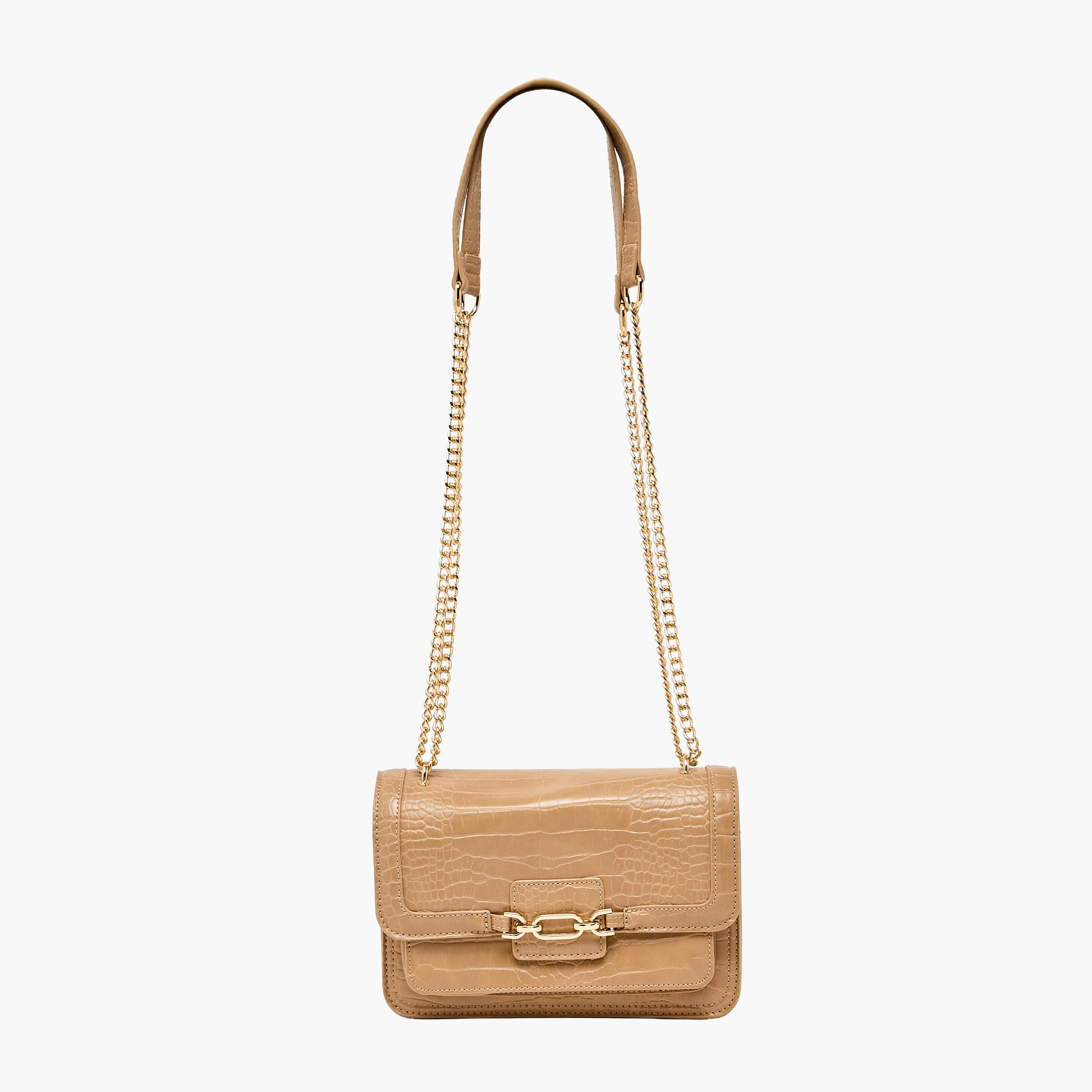 شنطة كروس بودي بارزة الملمس بحزام سلسلة من أدور-women-bagsandwallets-handbags-image-2