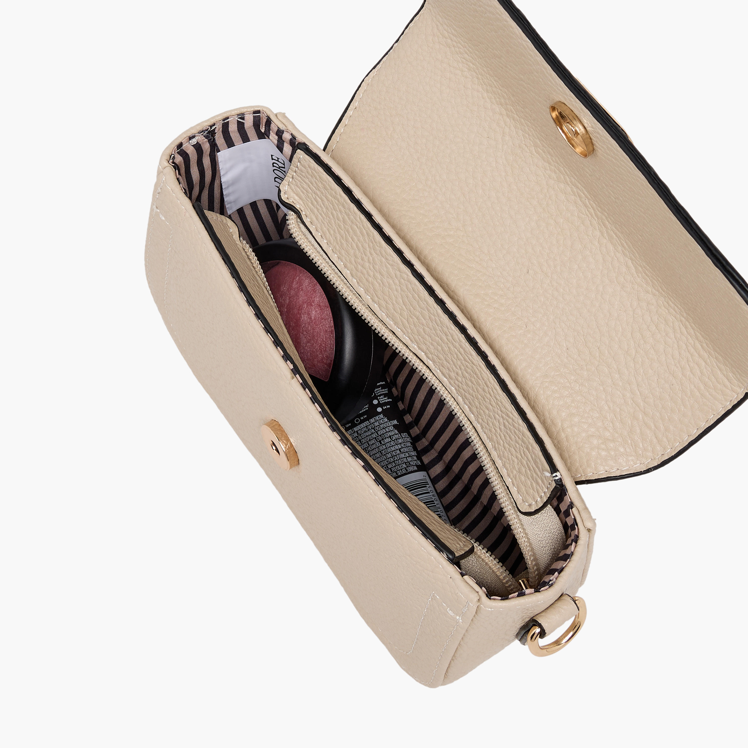 شنطة كروس بودي بنقوش وسحاب إغلاق من أدور-women-bagsandwallets-handbags-image-7