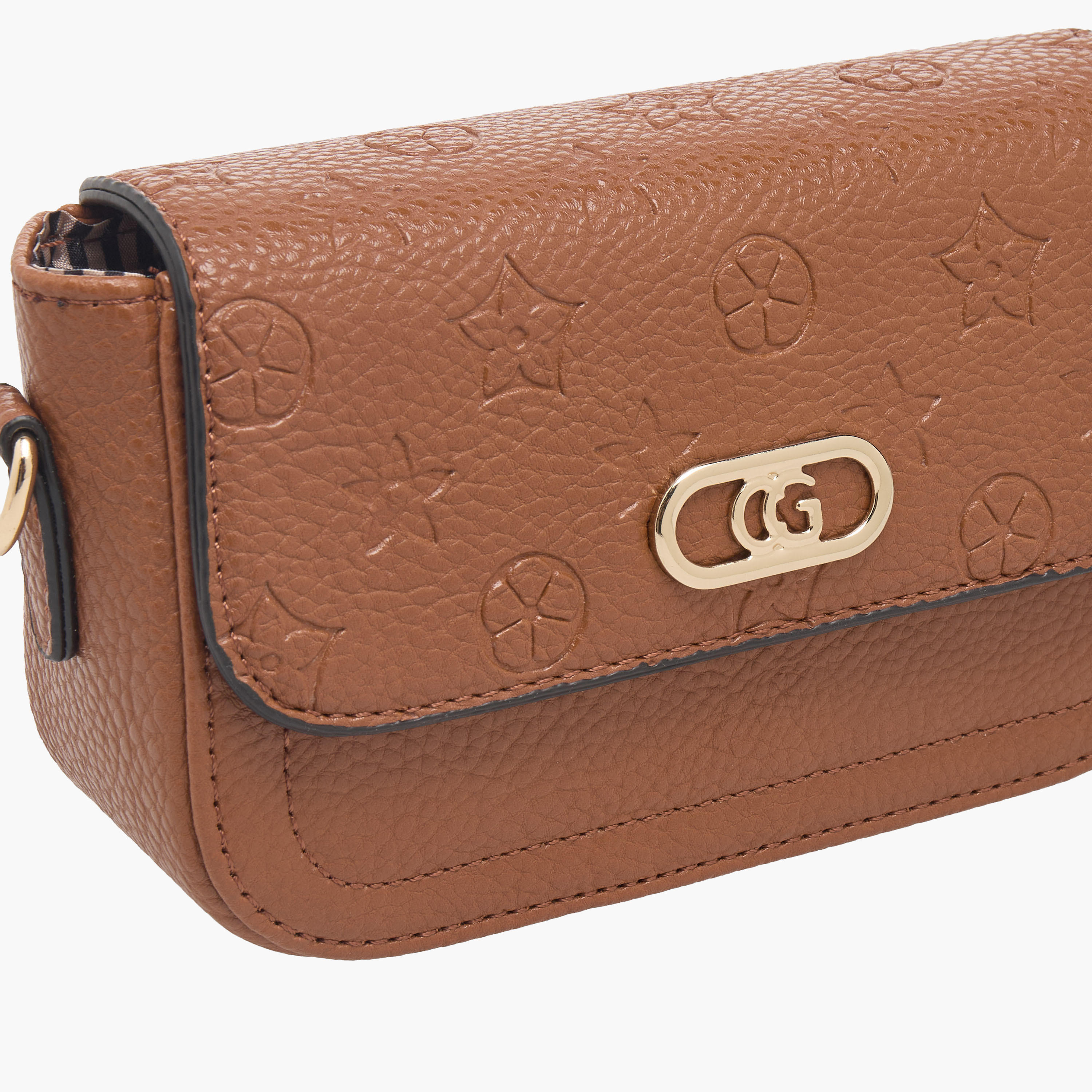 شنطة كروس بودي بنقوش وسحاب إغلاق من أدور-women-bagsandwallets-handbags-image-4
