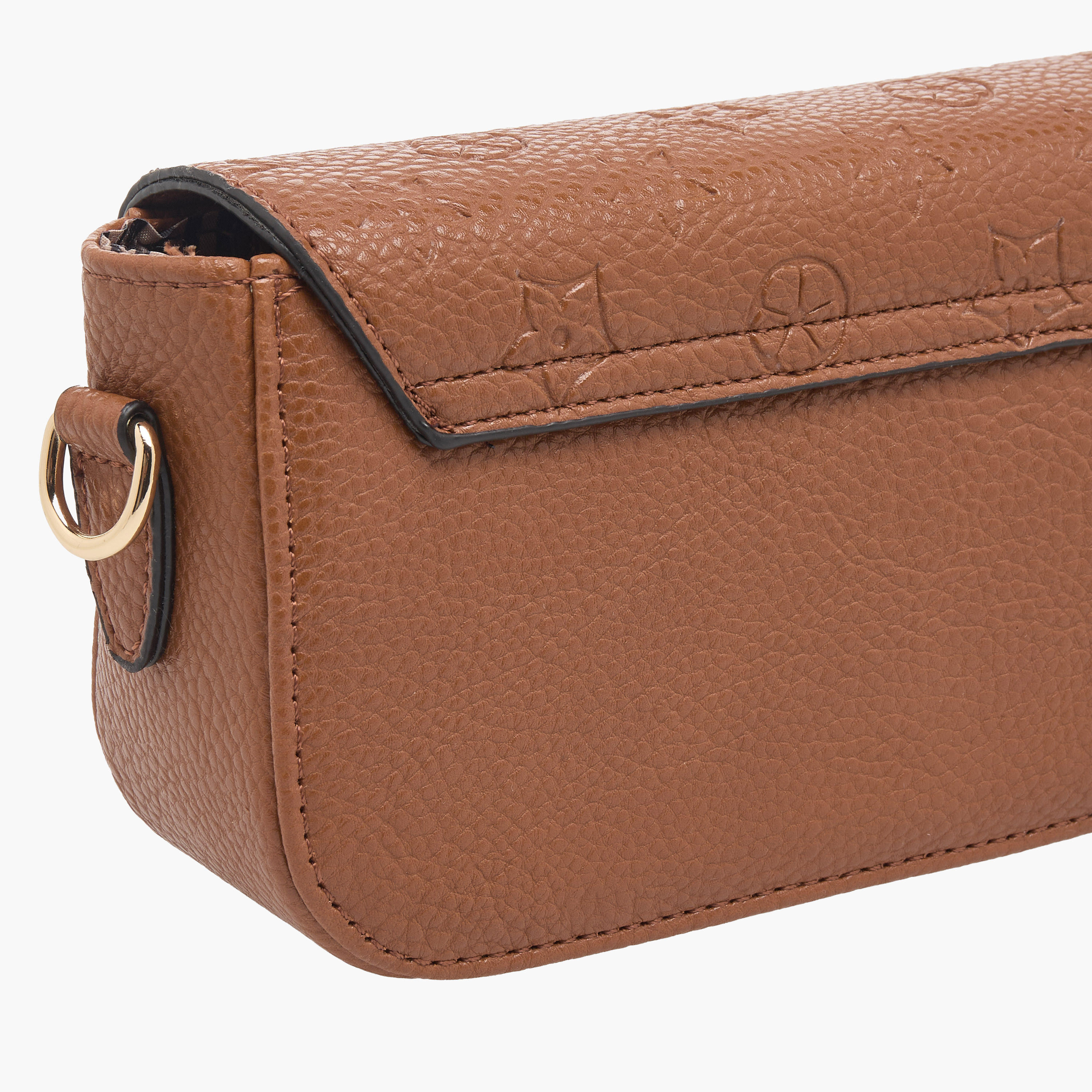 شنطة كروس بودي بنقوش وسحاب إغلاق من أدور-women-bagsandwallets-handbags-image-5