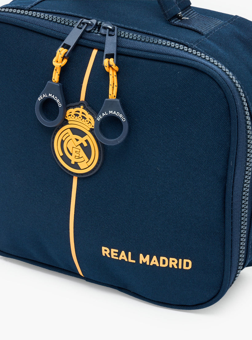 شنطة غداء بزخارف شعار ريال مدريد مع عزل للأولاد 8-13 سنوات-school-lunchessentials-lunchbags-image-3