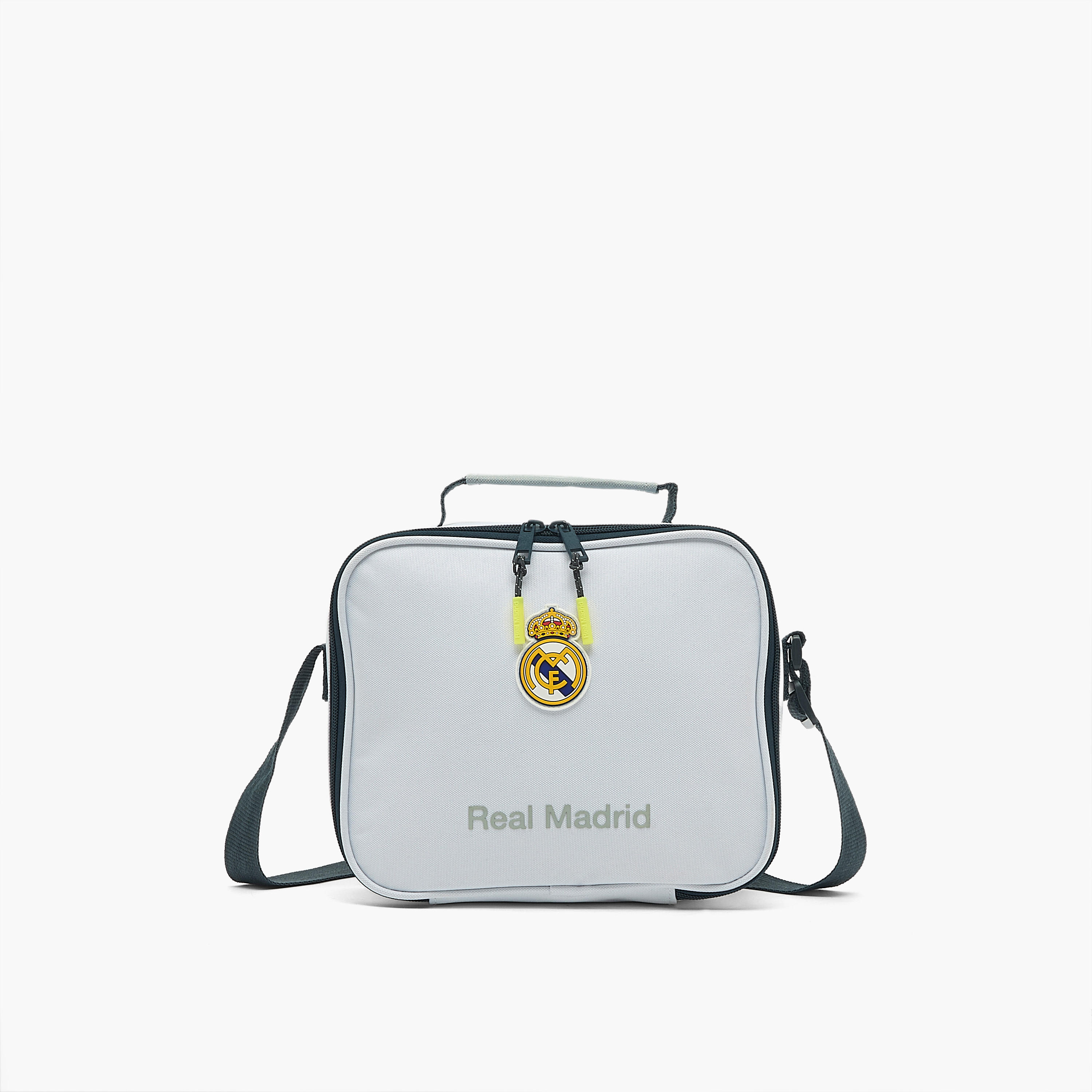 Real Madrid Solid Lunch Bag for Boys 8-13 Years with Shoulder Strap-school-lunchessentials-lunchbags-image-1
