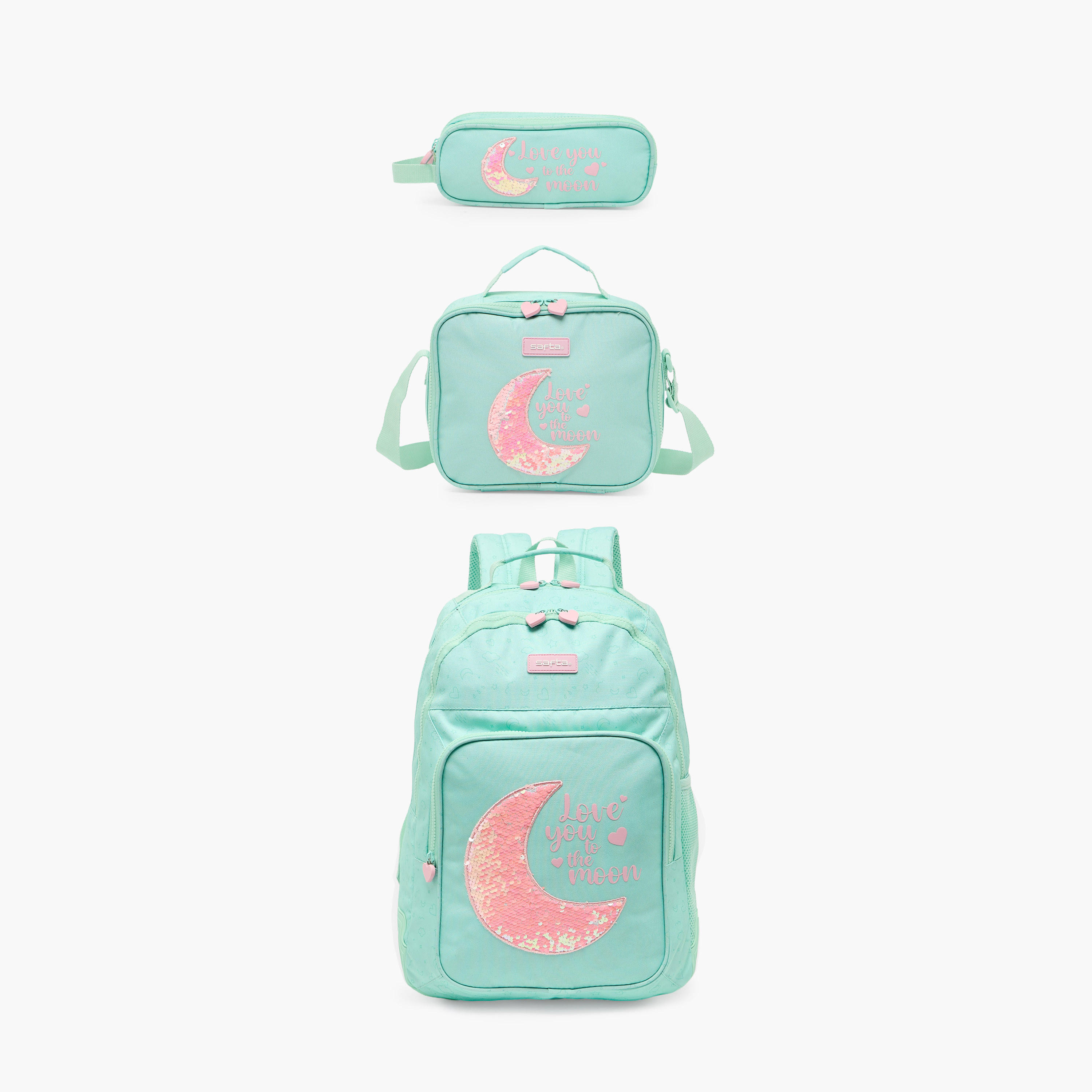 Safta Embellished Backpack for Girls 8-13 Years with Padded Shoulder Straps - 17 inches-school-bagsandbackpacks-backpacks-image-11