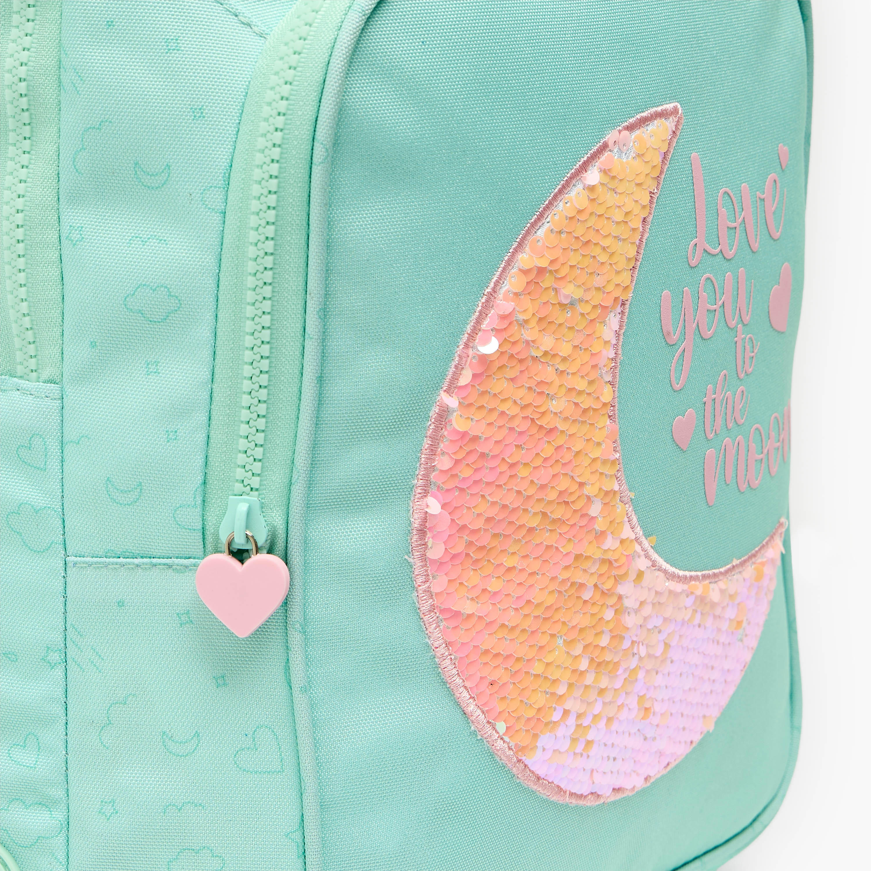 Safta Embellished Backpack for Girls 8-13 Years with Padded Shoulder Straps - 17 inches-school-bagsandbackpacks-backpacks-image-4