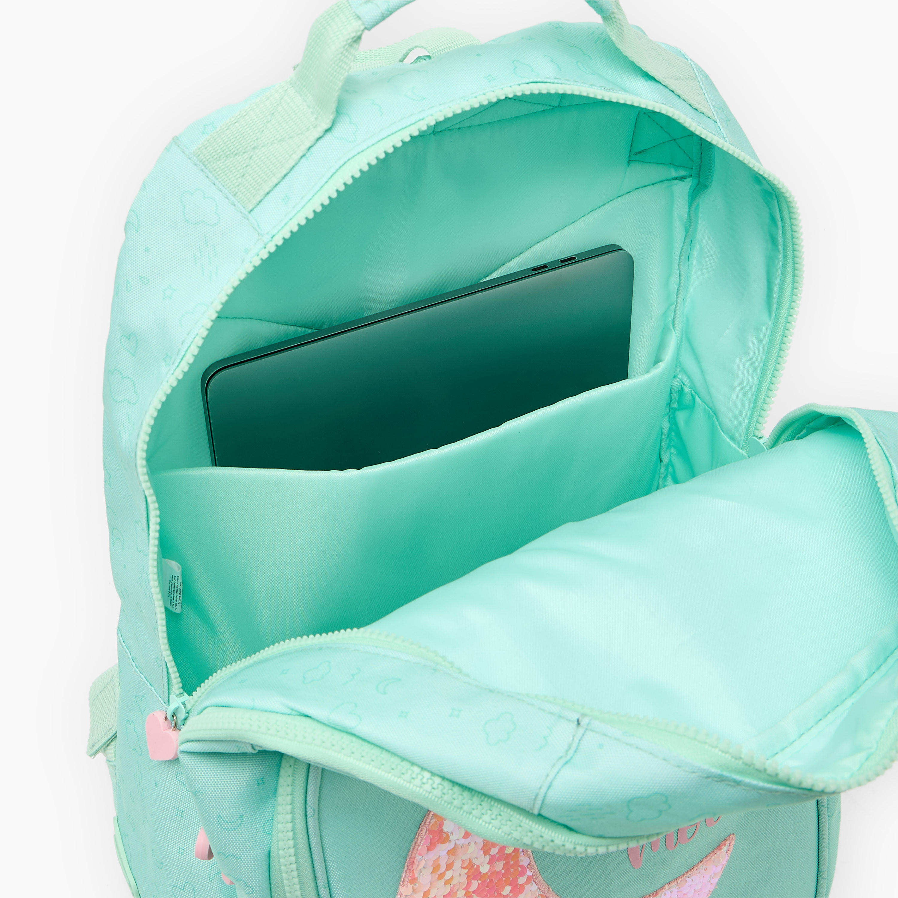 Safta Embellished Backpack for Girls 8-13 Years with Padded Shoulder Straps - 17 inches-school-bagsandbackpacks-backpacks-image-7