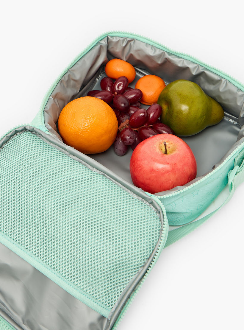 شنطة غداء مزينة وحزام قابل للتعديل للبنات 8-13 سنة من سافتا-school-lunchessentials-lunchbags-image-4