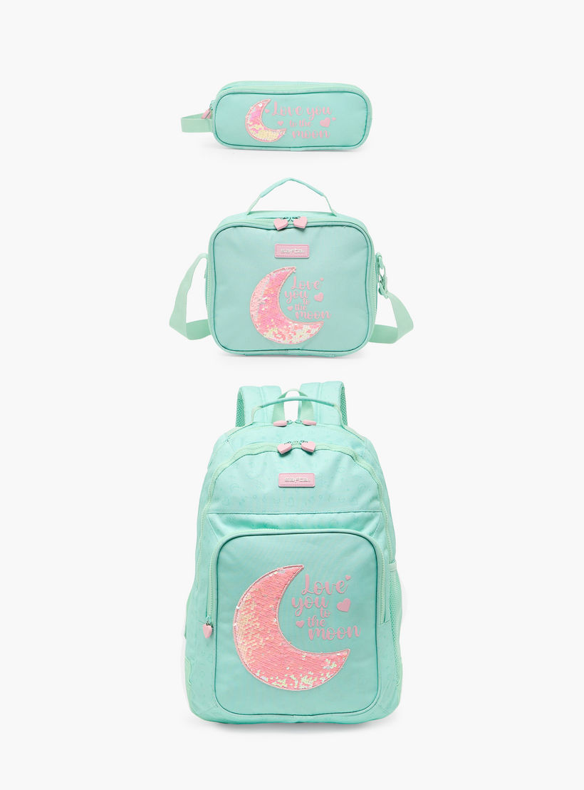 شنطة غداء مزينة وحزام قابل للتعديل للبنات 8-13 سنة من سافتا-school-lunchessentials-lunchbags-image-8
