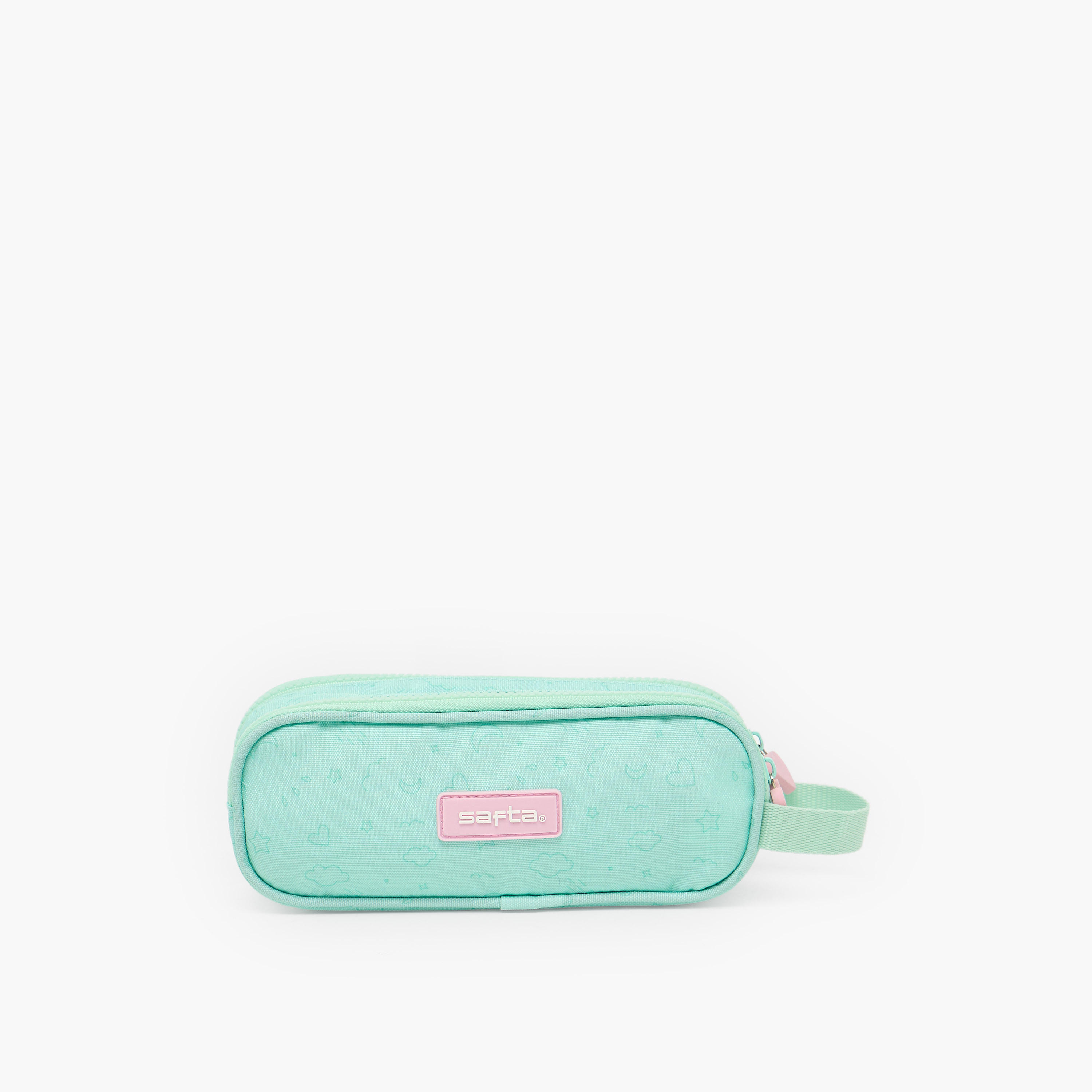 Safta Embellished Pencil Pouch with 2 Compartments-school-stationery-pencilcases-image-1