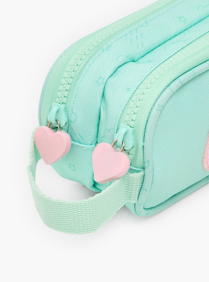 Safta Embellished Pencil Pouch with 2 Compartments-school-stationery-pencilcases-image-5