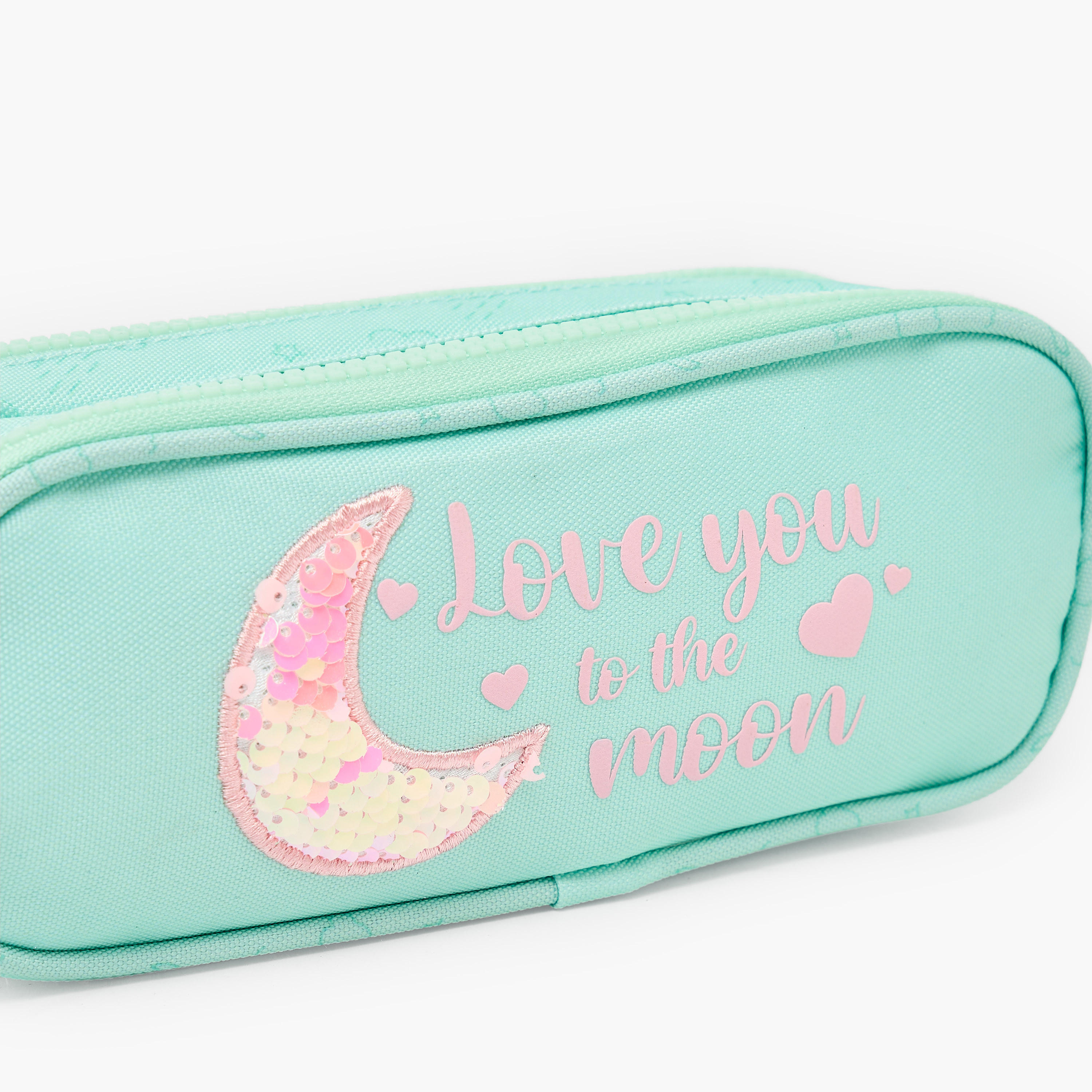 Safta Embellished Pencil Pouch with 2 Compartments-school-stationery-pencilcases-image-6