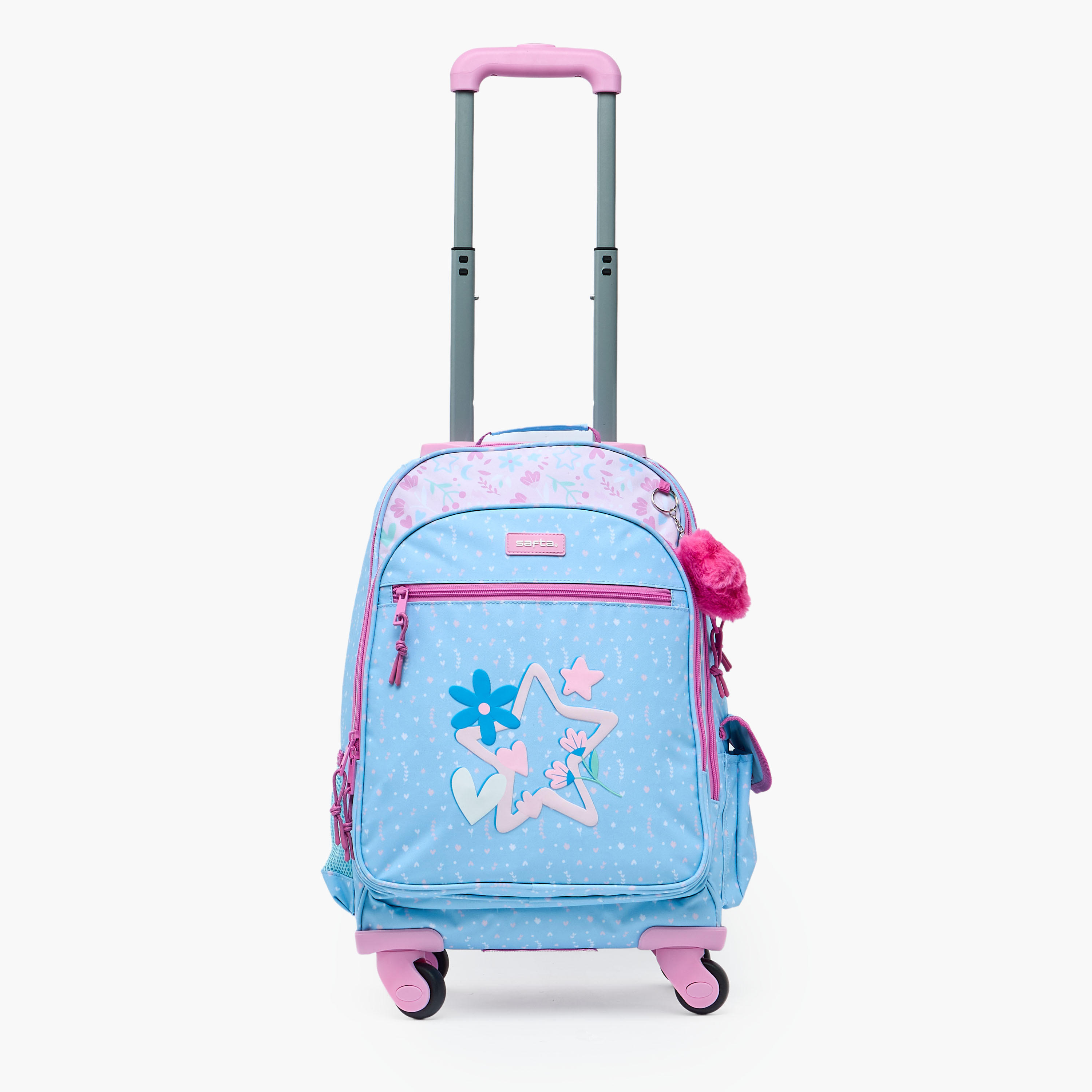 Safta Floral Print Backpack for Girls 8-13 Years with Padded Shoulder Straps - 18 inches-school-bagsandbackpacks-backpacks-image-3